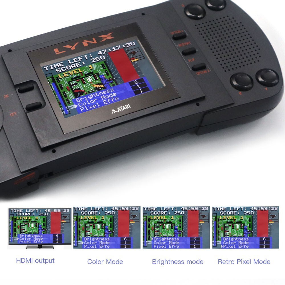 3.5” 640×480 Retro Pixel IPS LCD Screen HDMI-Compatible Kit For ATARI LYNX Ⅰ