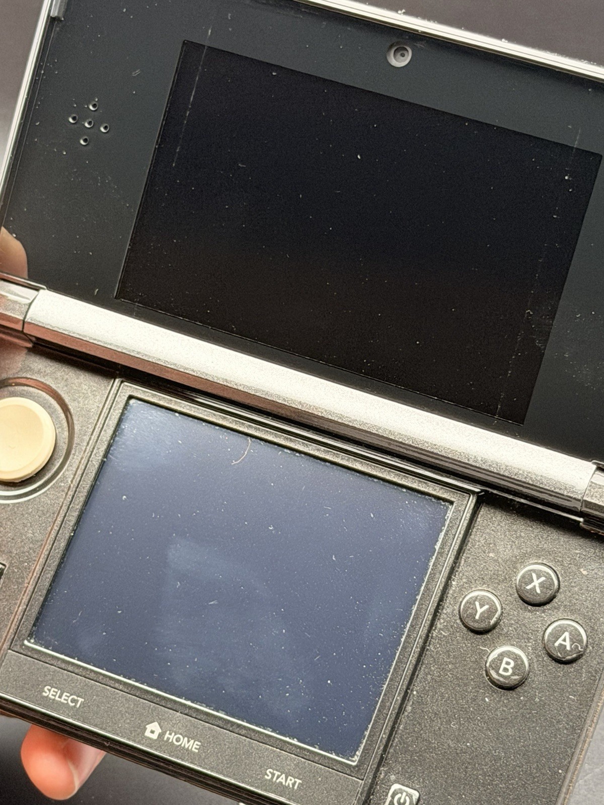 Nintendo 3DS Cosmo Black Console Tested Working European (PAL) TESTED