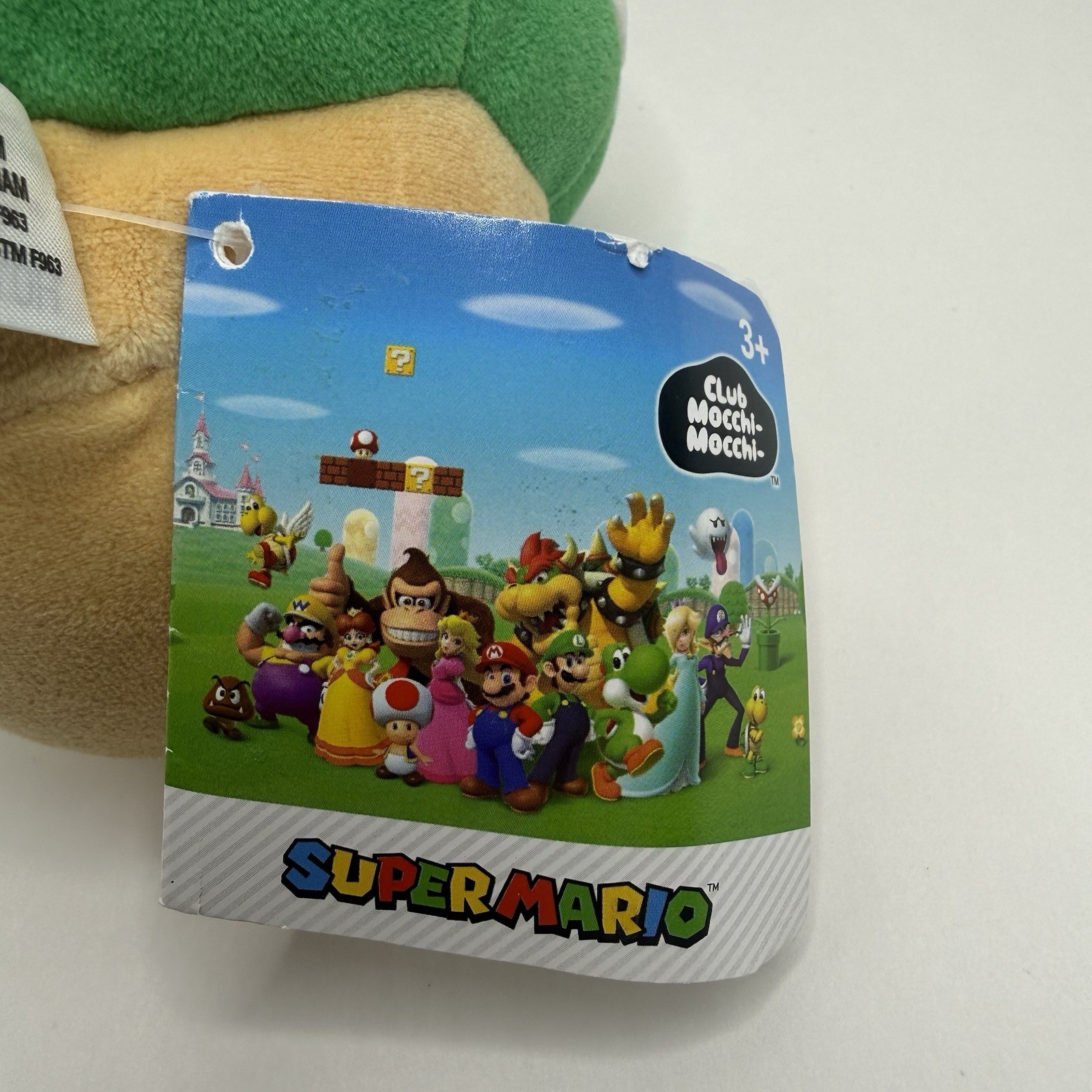 Super Mario 1-Up Mushroom Plush 5” Club Mocchi Nintendo New w/ Tags