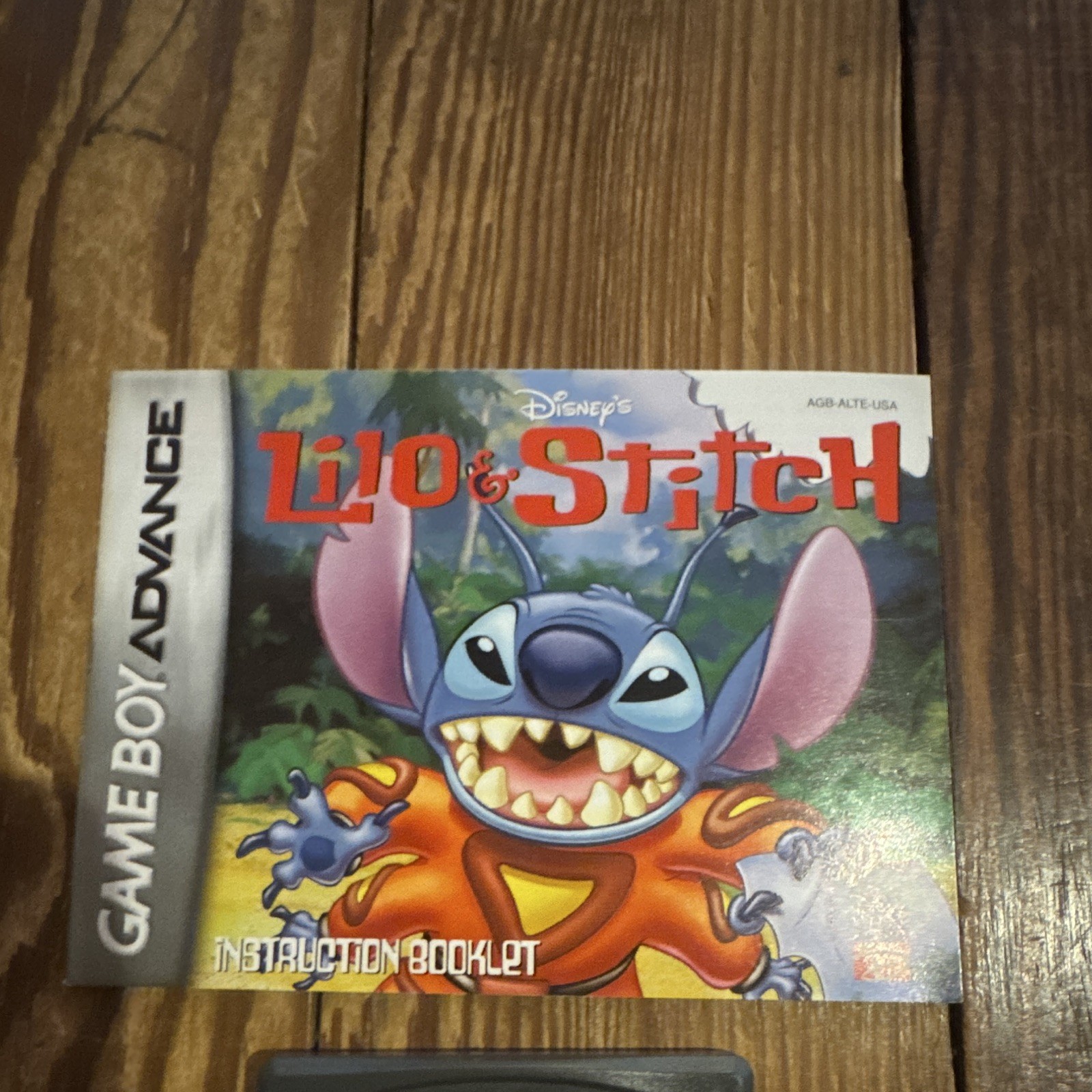 Disney Interactive Lilo & Stitch GBA E NTSC-U/C 2002 Manual Included