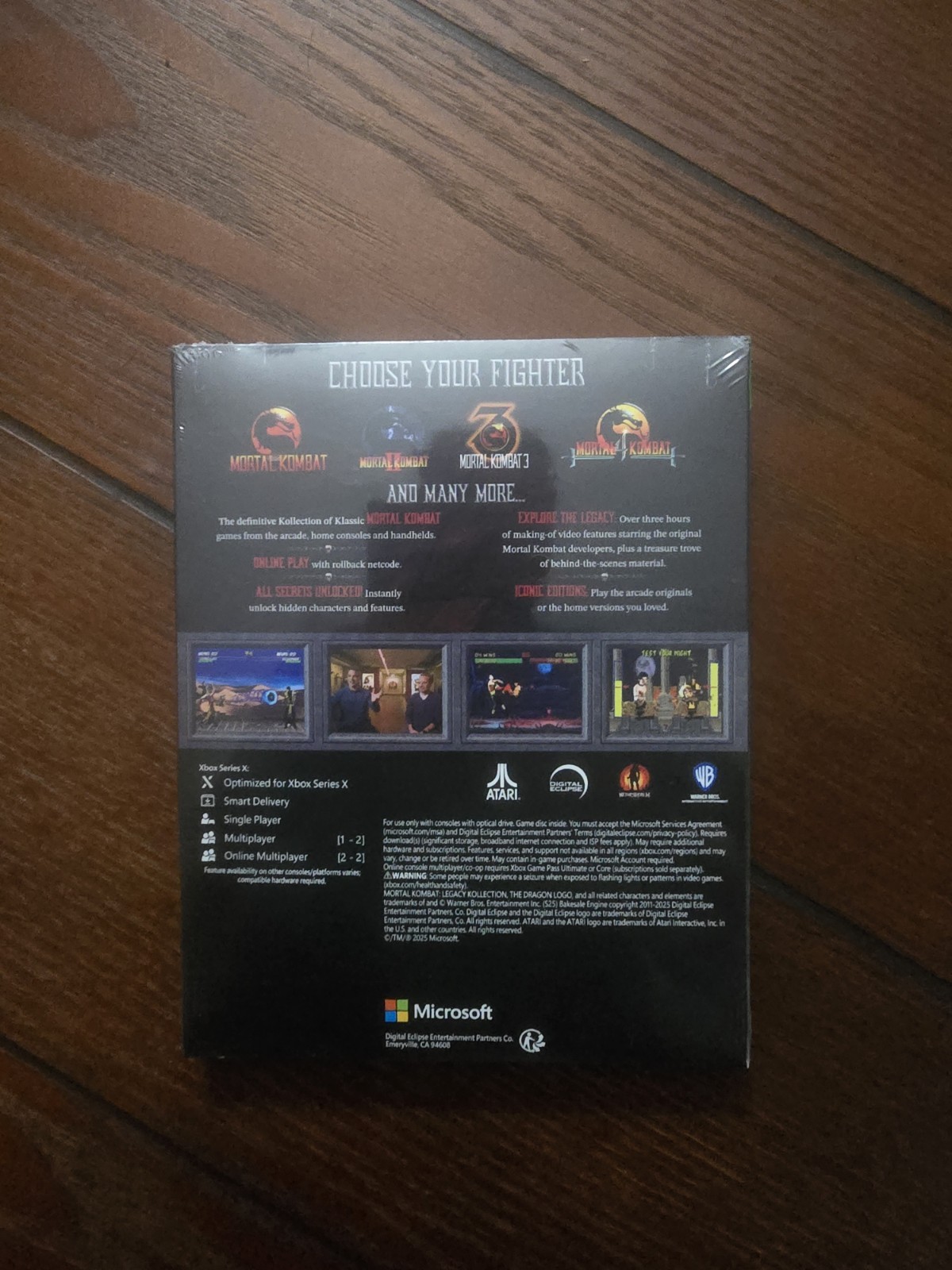 Mortal Kombat Legacy Kollection Scorpion Edition. Sold Out Brand New Sealed XBOX