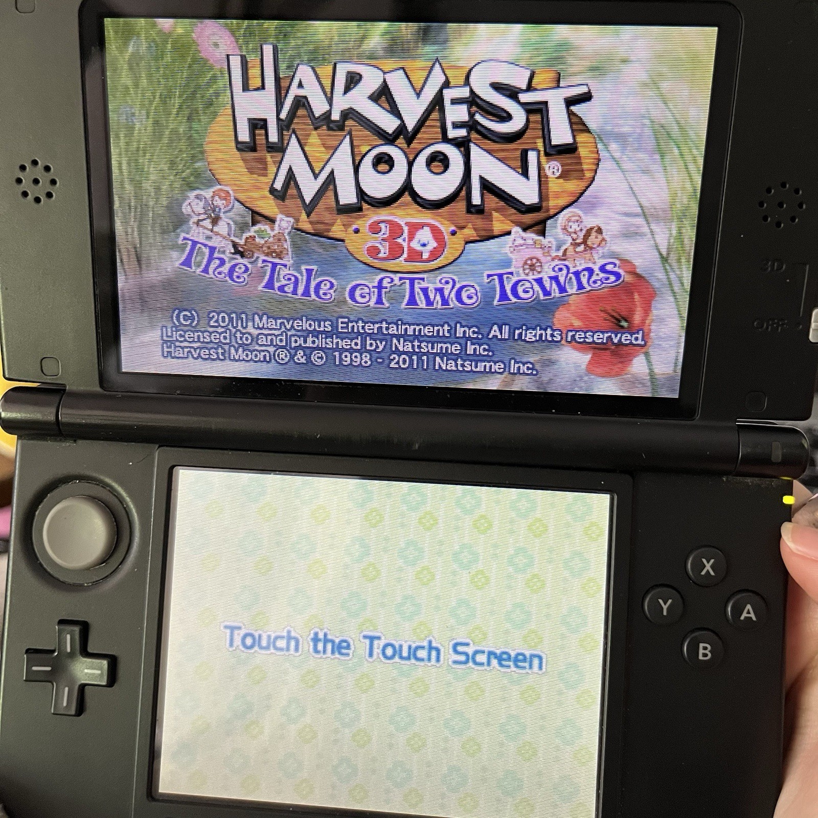 Harvest Moon 3D: The Tale of Two Towns (Nintendo 3DS) CIB Complete Tested