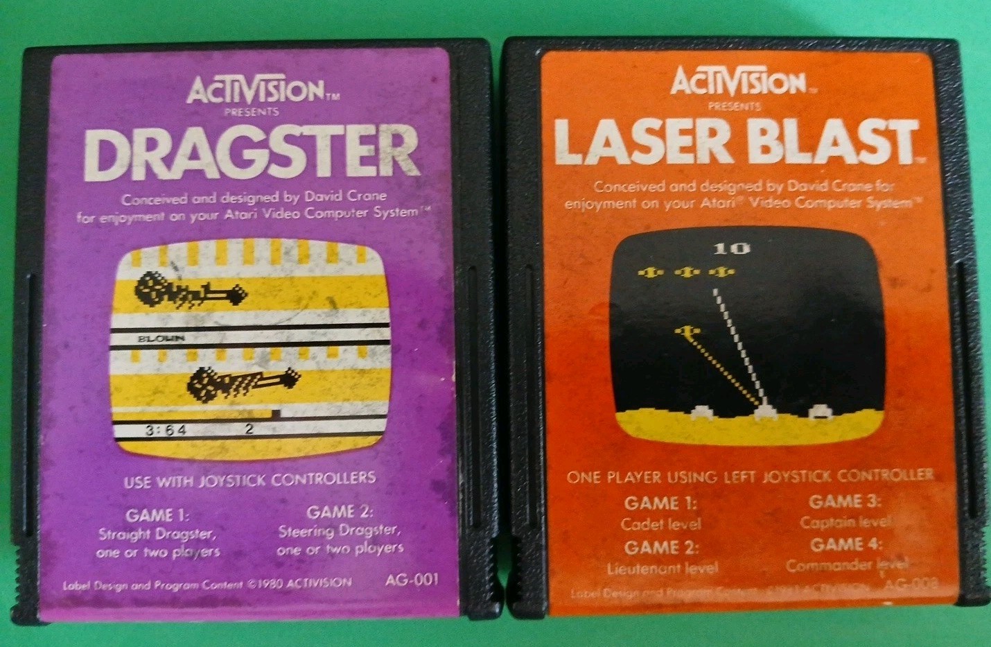 9 Atari 2600 Games Lot – Blueprint Squeeze Box Frogs & Flies Activision Dragster