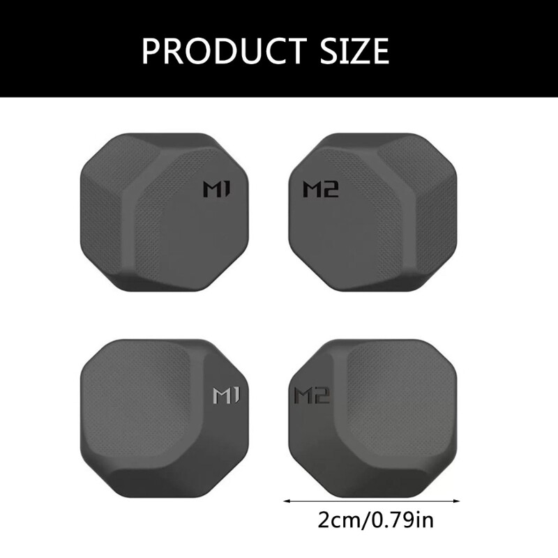 4pcs Back Button Accessories Easy to Apply Back Button Attachments for Gaming