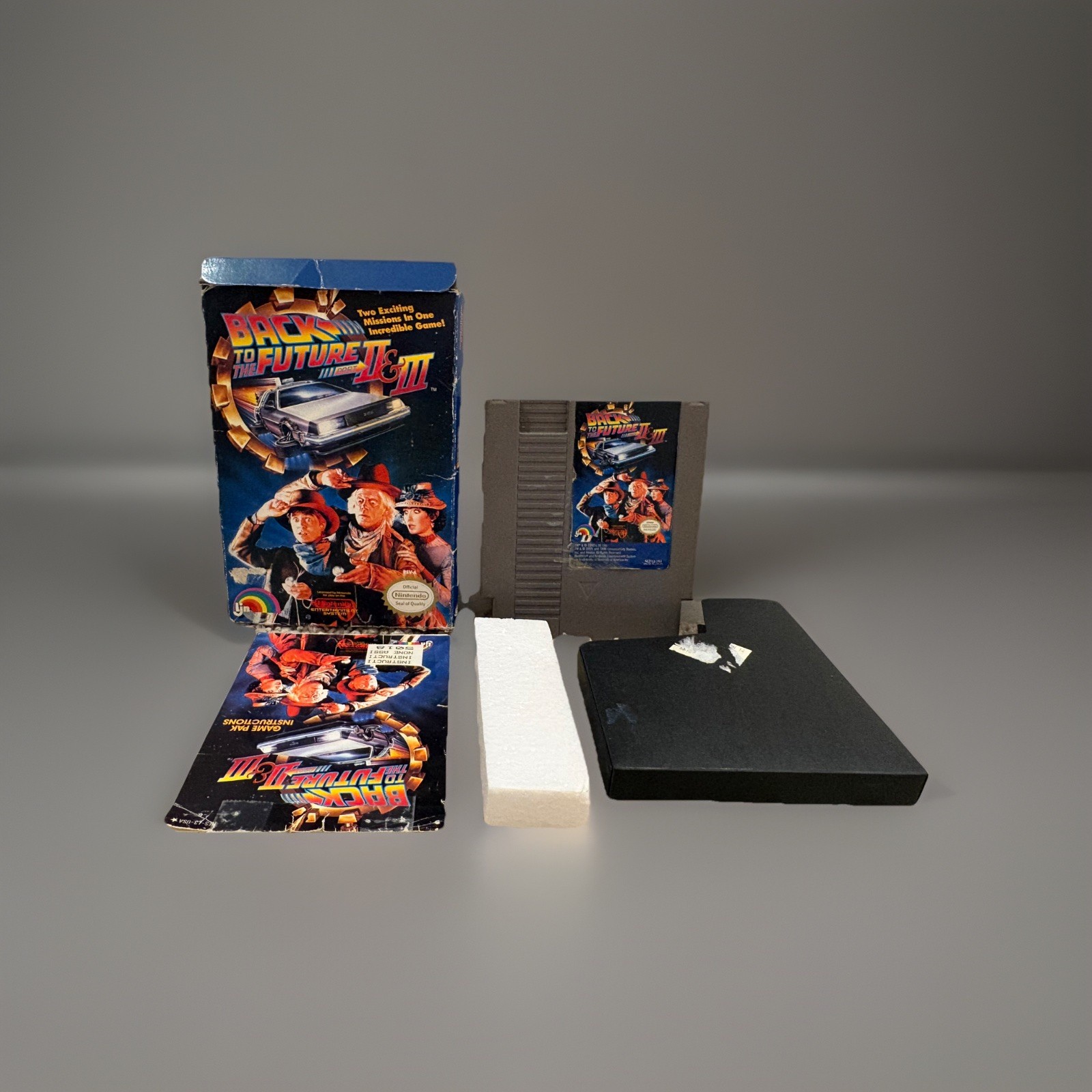 Back To The Future 2/3 NES CIB Read