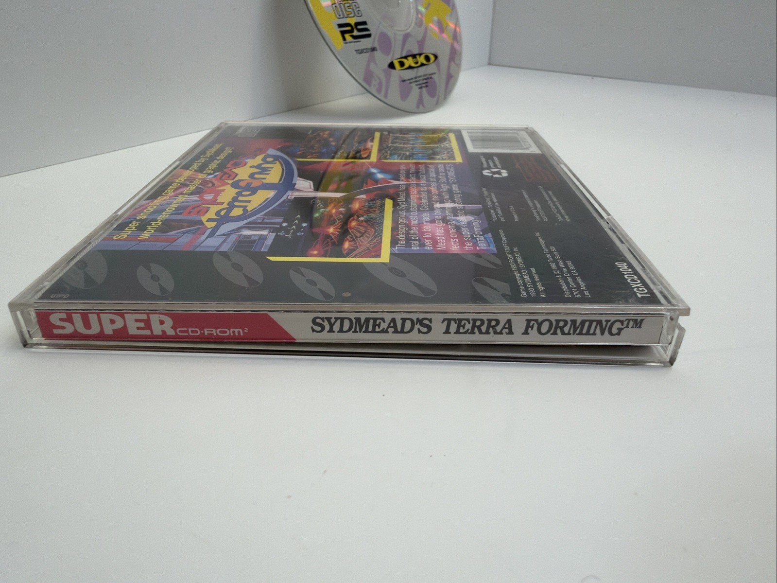 Syd Mead’s Terraforming TurboGrafx-16 CD Turbo Duo Tested Complete CIB