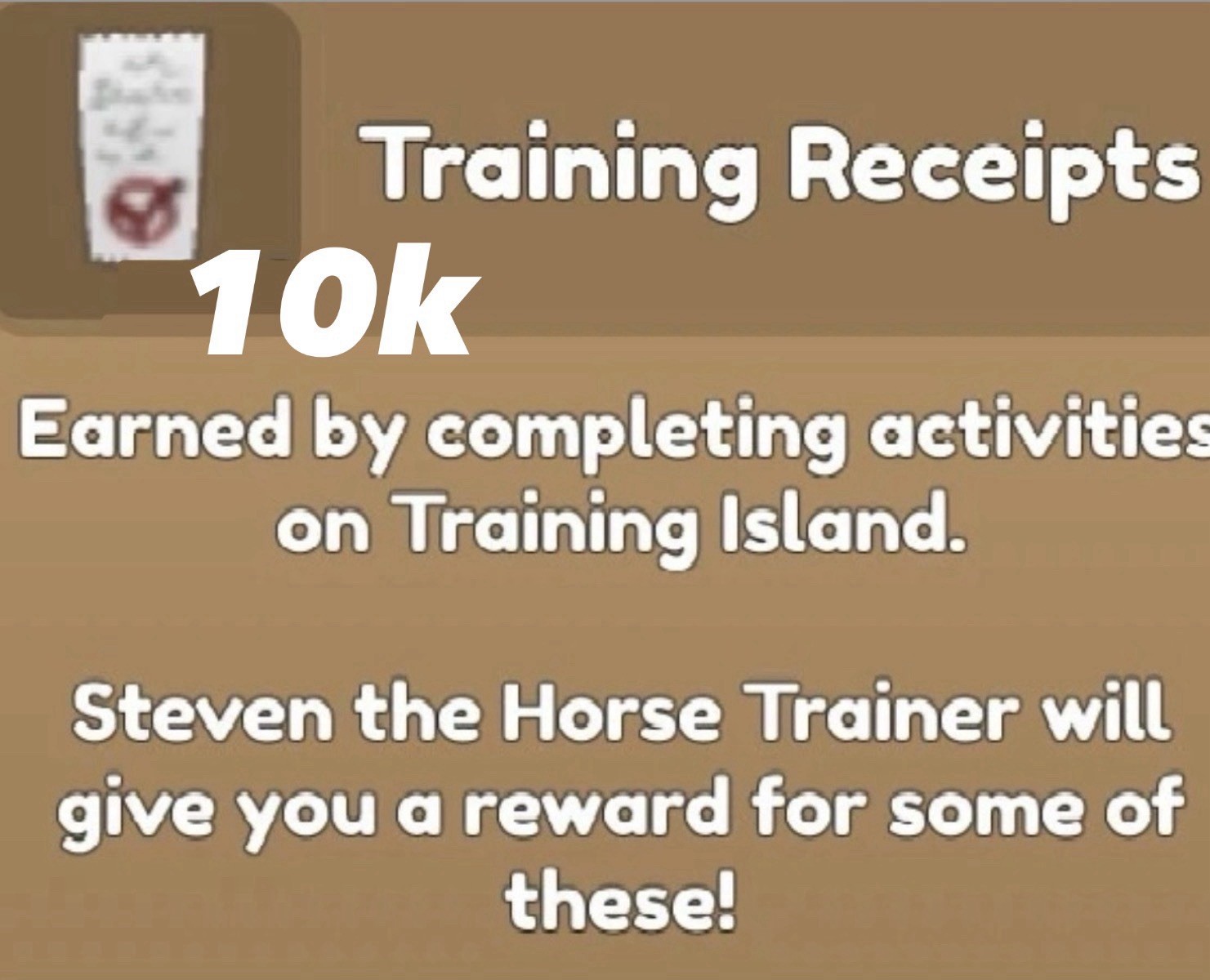 Wild Horse Islands 🌸 10,000 Training Receipts 10k 🌸 Try Get A Special TIU