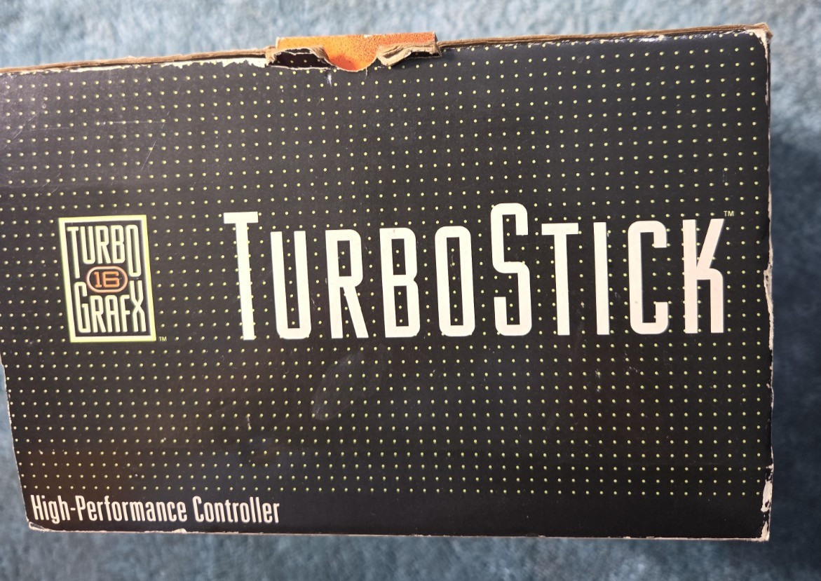 TurboGrafx-16 TurboStick NEC HES-STK-01 Controler With Box