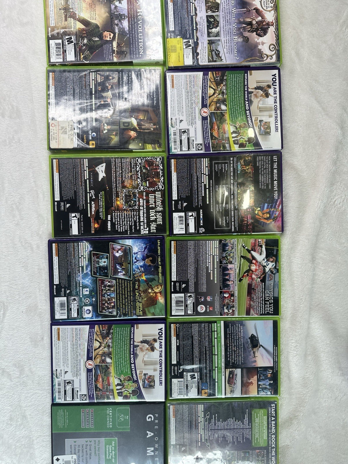 Microsoft Xbox 360 12 Game Lot: All Tested Fable II/III, GTA IV, L.A. Noire