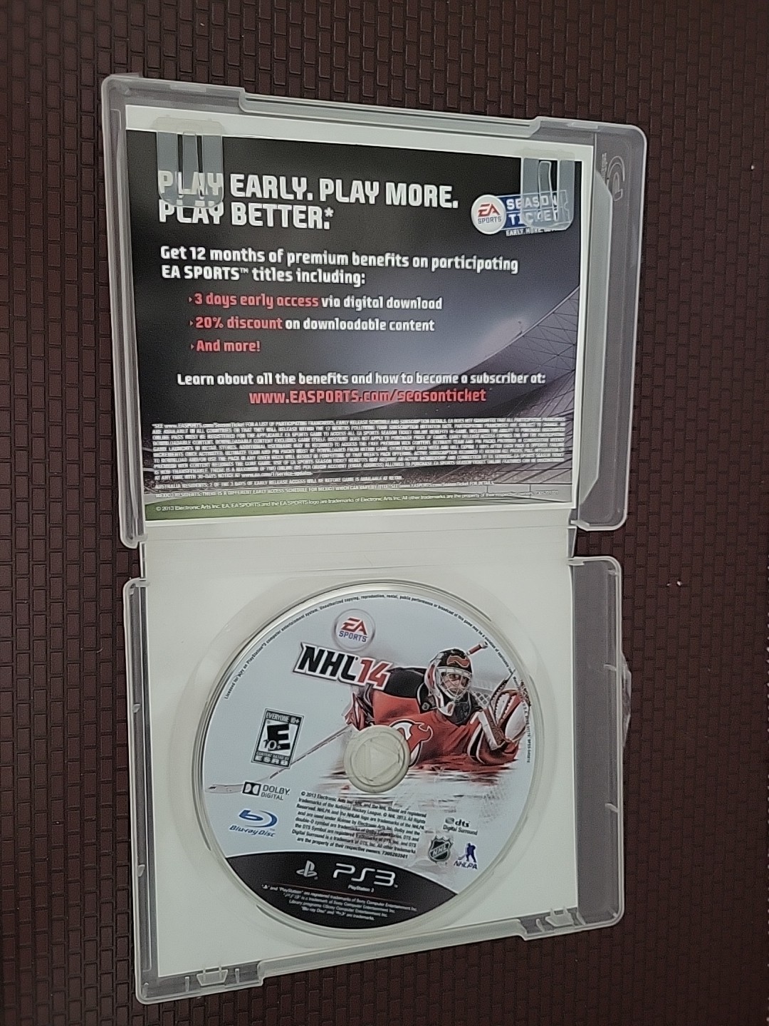 NHL 14 (Sony PlayStation 3, 2013)
