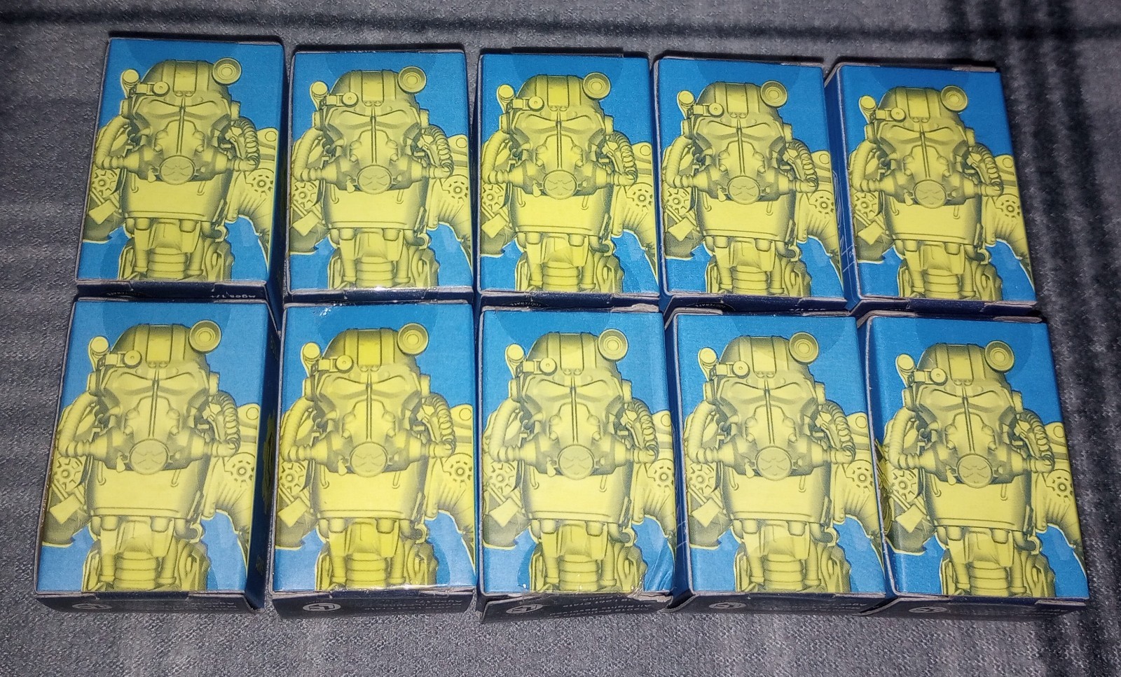 Lot Of 10 Fallout Loot Crate Screen Shots Build-A-Figure Power Armor Box 4 Of 6
