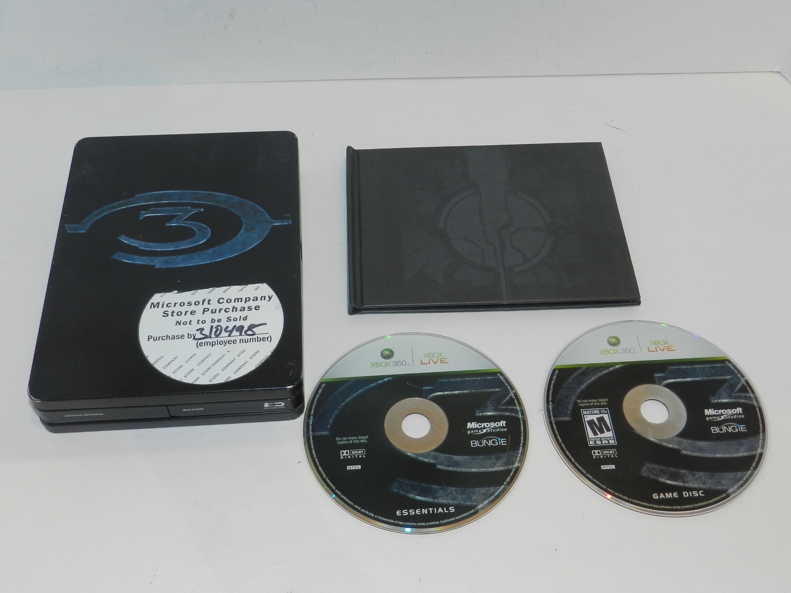 Halo 3 Limited Collectors Edition Steelbook (Microsoft Xbox 360 w/ Case & Book