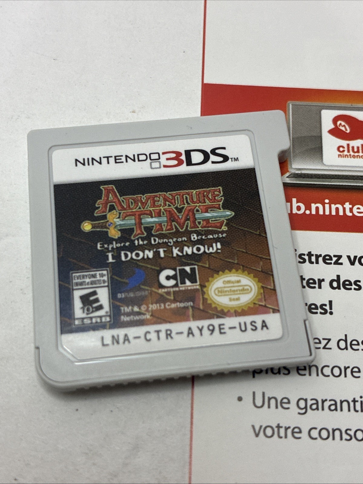 Adventure Time Explore the Dungeon Because I Don’t Know! Nintendo 3DS 2DS CIB