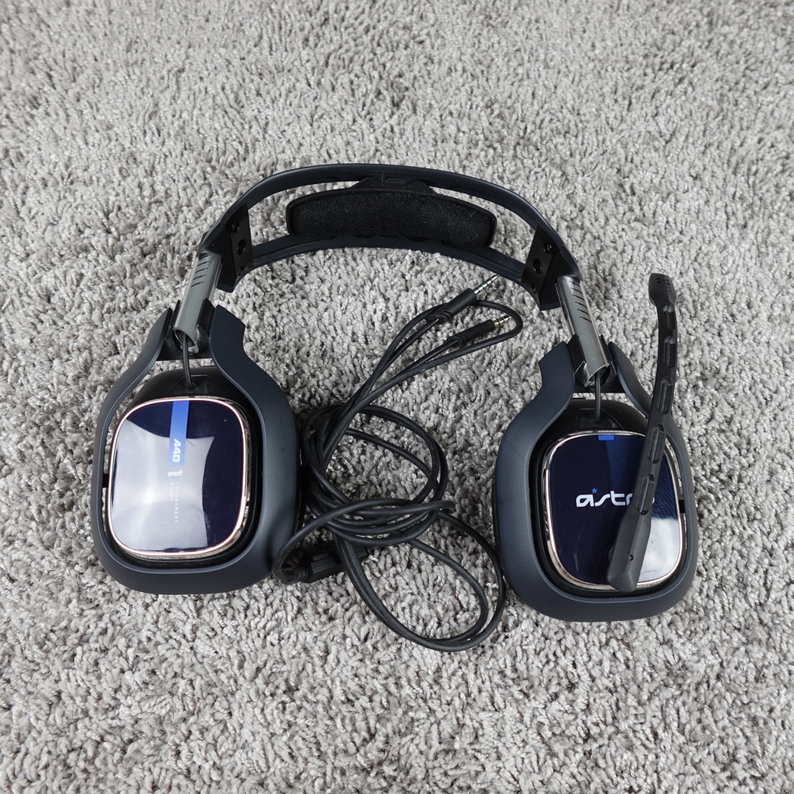 Astro A40 TR Multiplatform Wired Gaming Headset – Blue/Black Tested Working