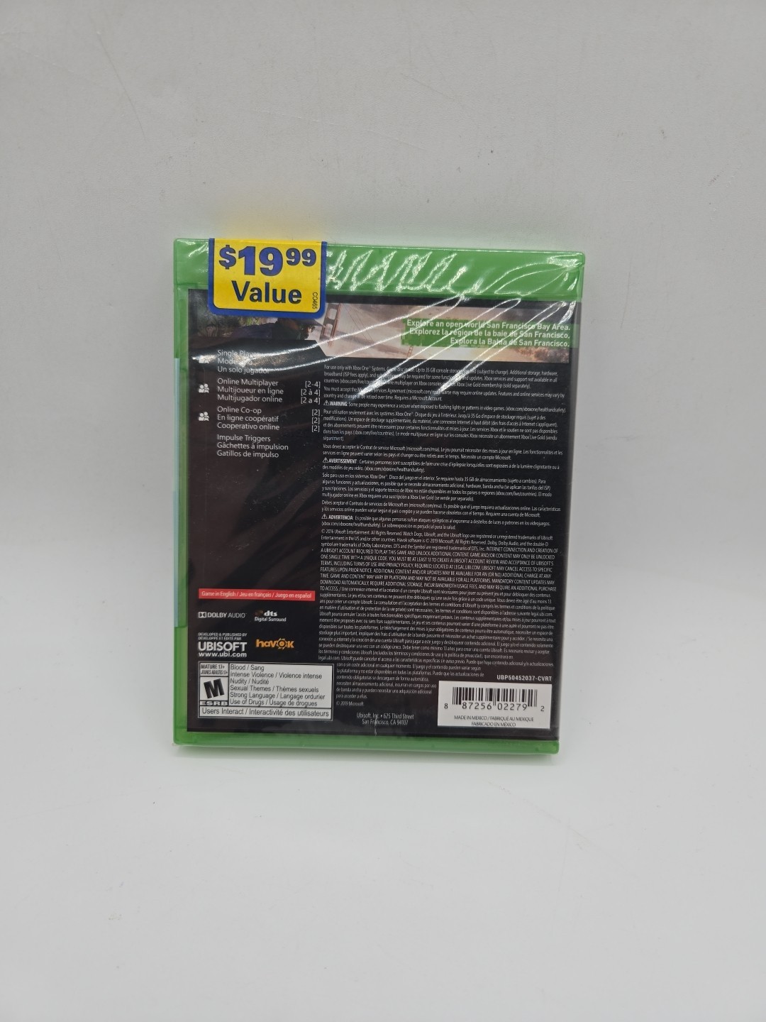 Watch Dogs 2 – Microsoft Xbox One Brand New Factory Sealed