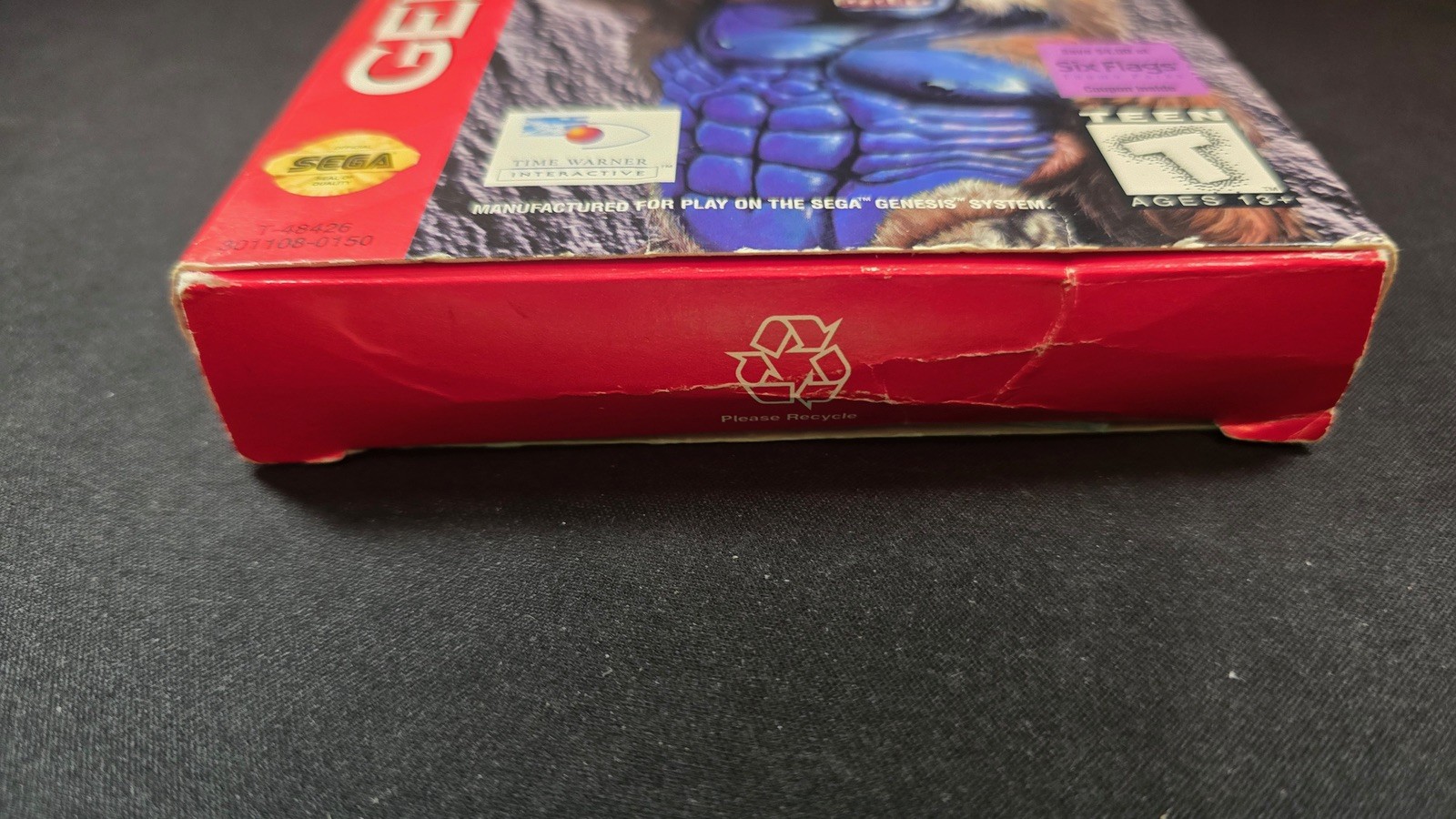 Primal Rage Sega Genesis EXMT+ condition COMPLETE n box authentic+protector!