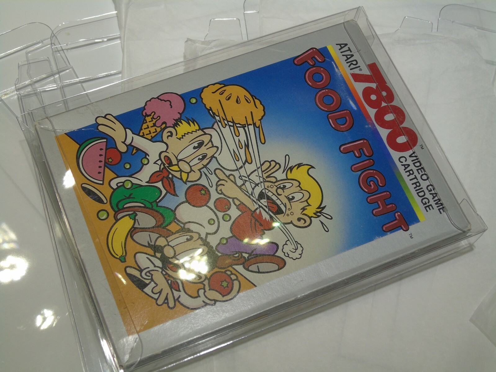 10 Atari 7800 Video Game Clear Case Cases Sleeve Box Protector Protectors CIB