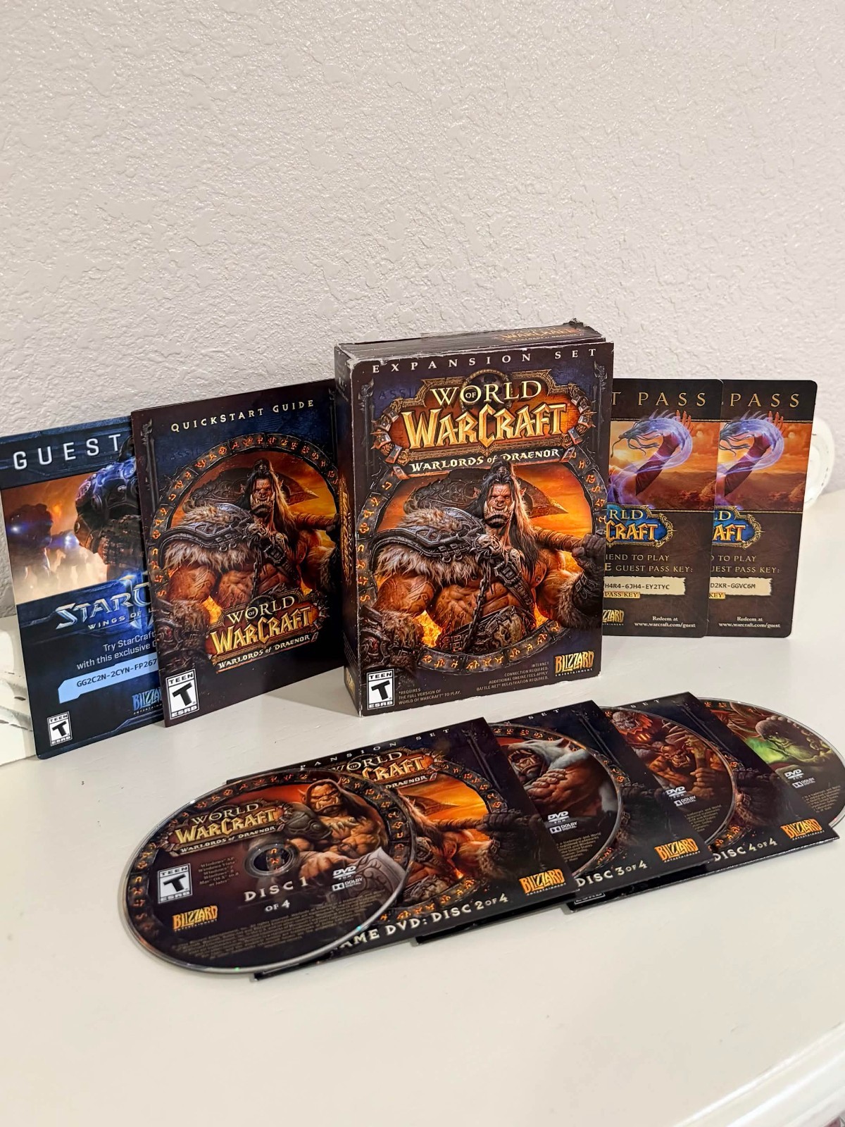 World of Warcraft: Warlords of Draenor (PC) – COMPLETE SMALL BOX – CD ROM
