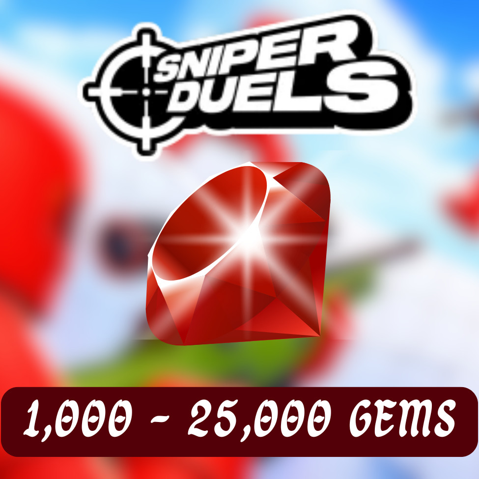 Sniper Duels | Roblox | Gems (1000 – 25000) Cheap & Fast Delivery