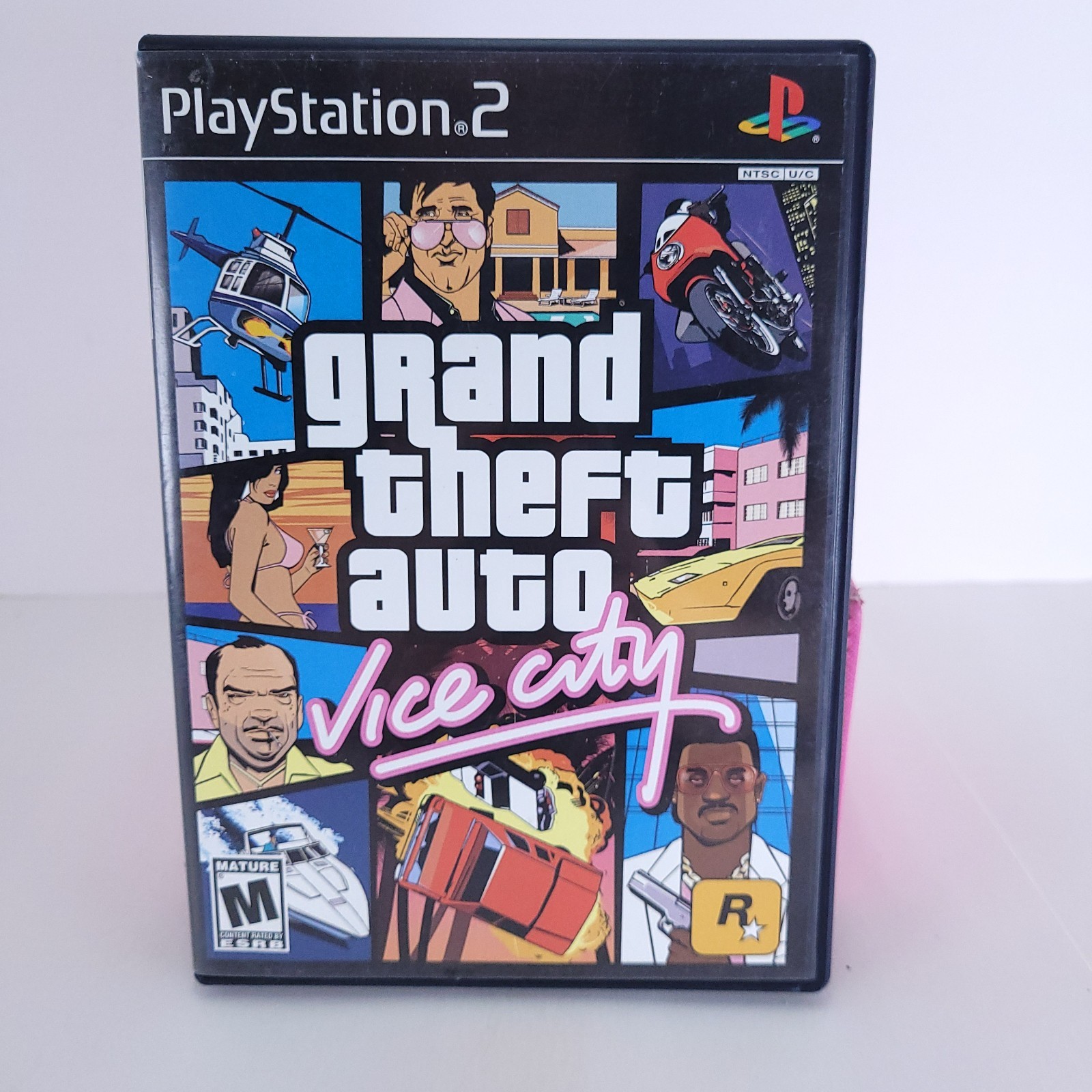 Grand Theft Auto Vice City w/Manual + Map Sony Playstation 2 PS2