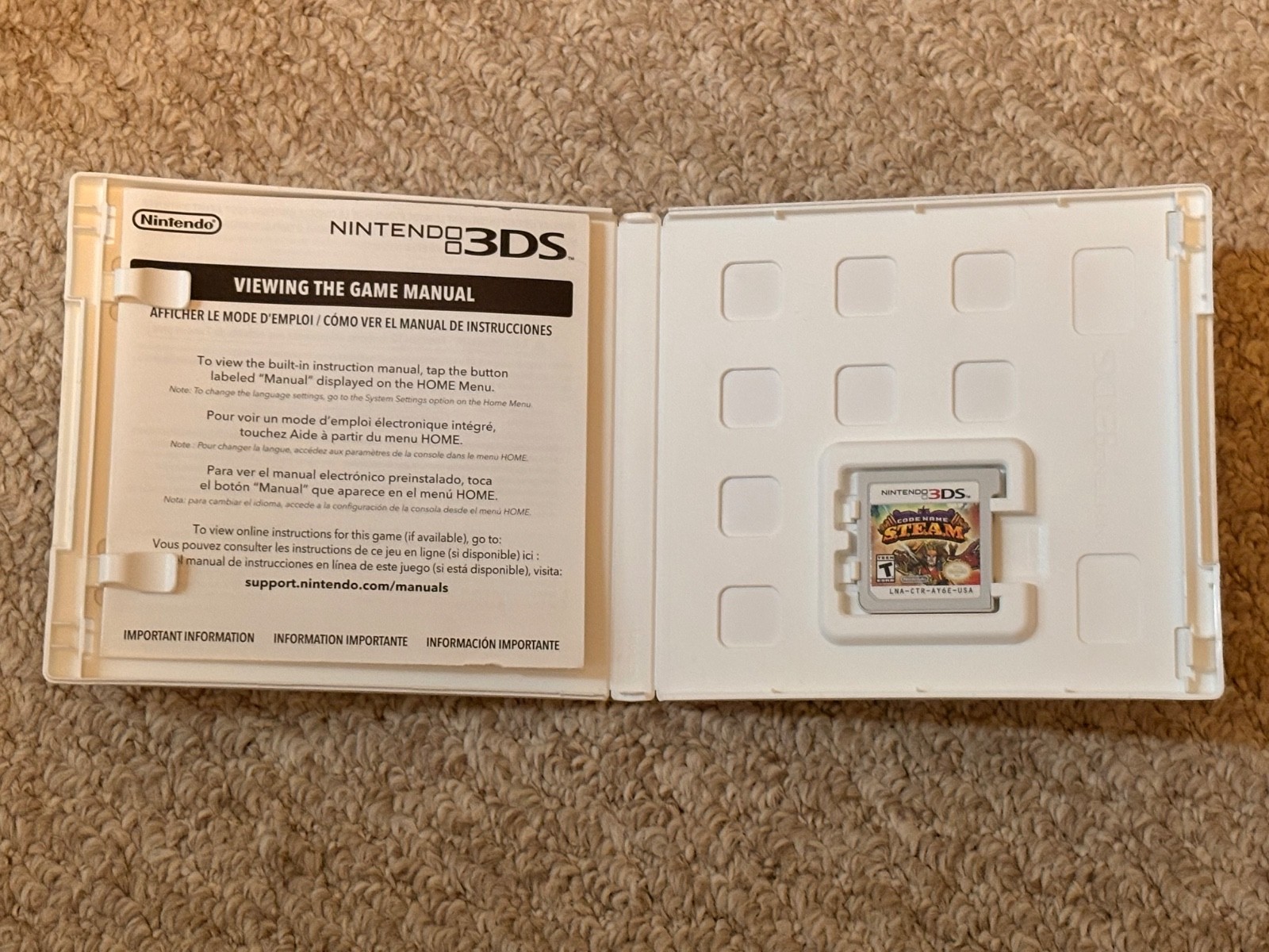 Vintage Nintendo console/game lot