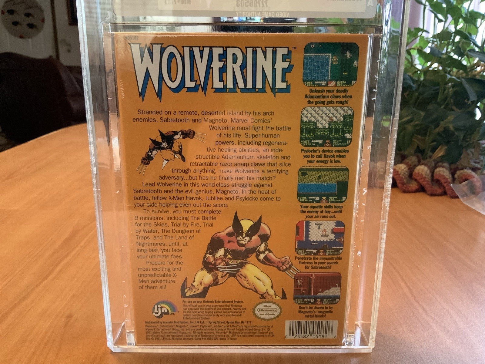 NES 1991 Wolverine VGA 90 NM+/MT MISB rare 💎🔥