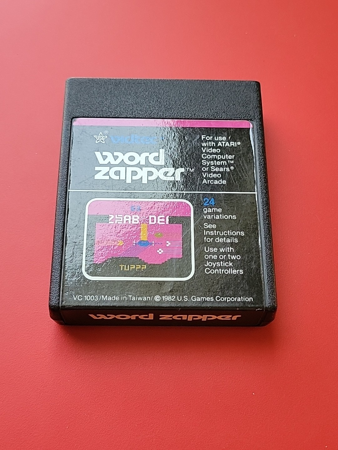 Towering Inferno Word Zapper Commando Raid Space Atari 2600 Lot 4 U.S. Games