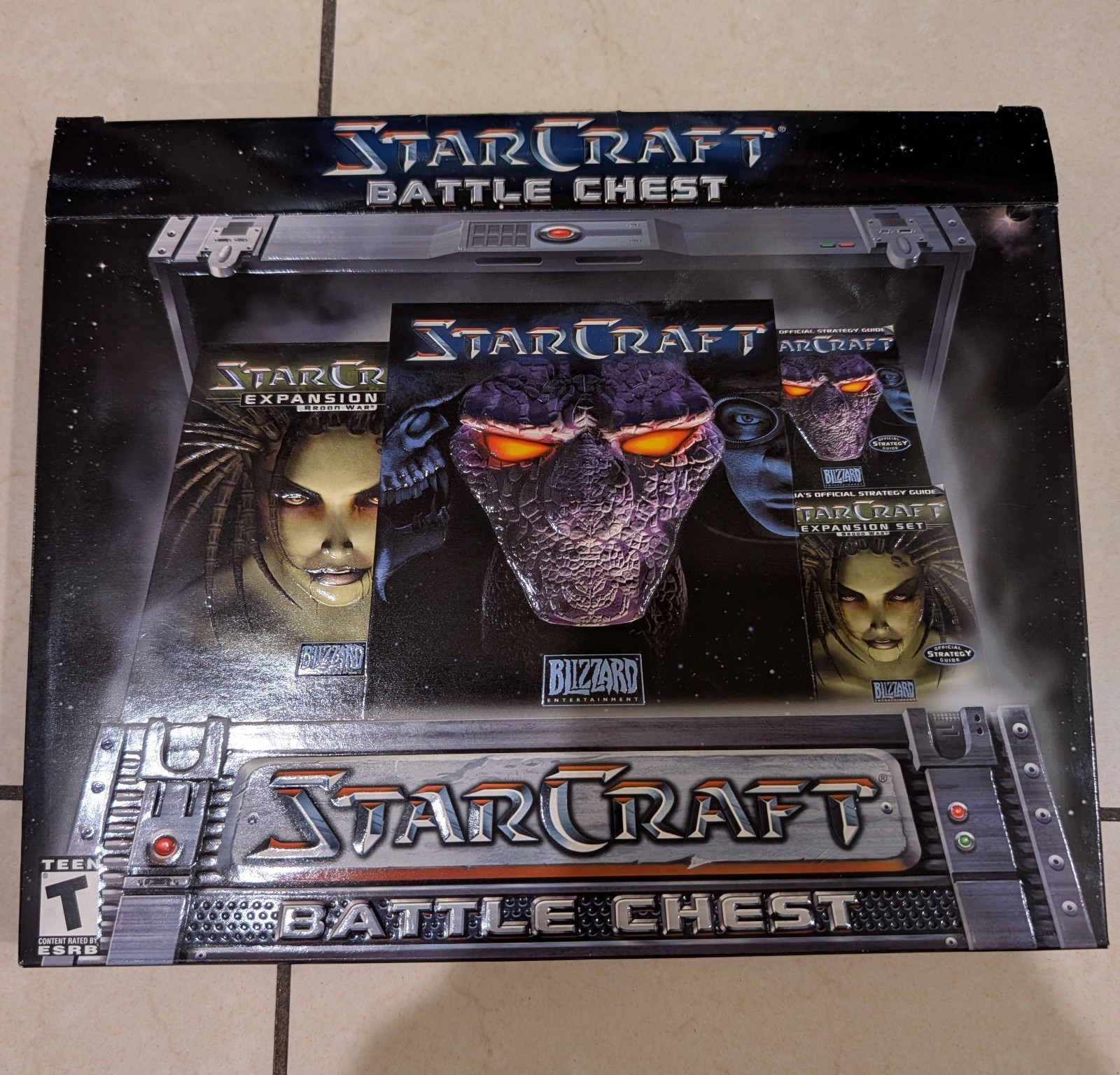 Vintage 1998 StarCraft Battle Chest Game Blizzard Entertainment PC MAC Complete