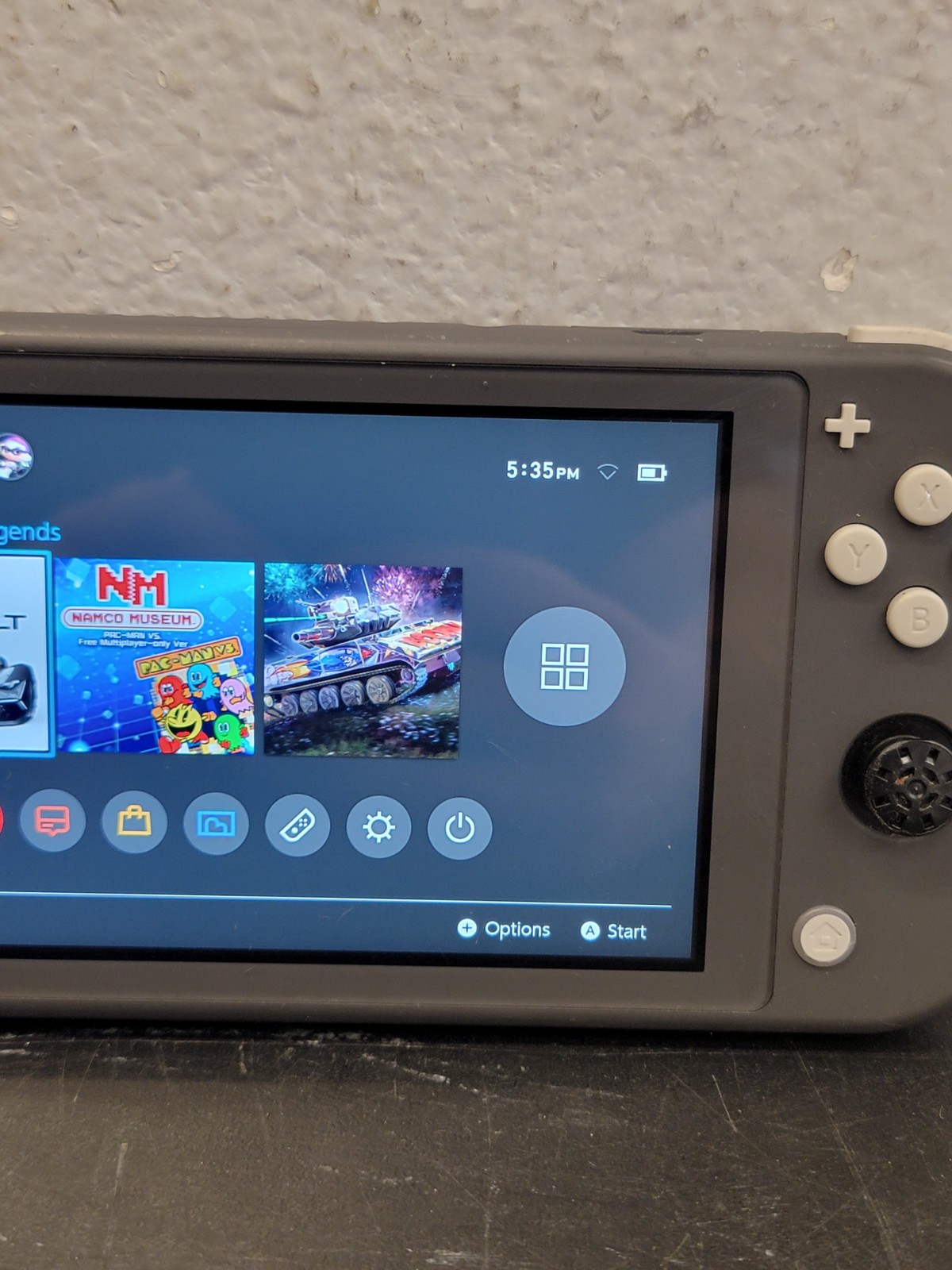 Nintendo Switch Lite HDH-001 Gray Handheld Console Wi-Fi Capability W/ Charger