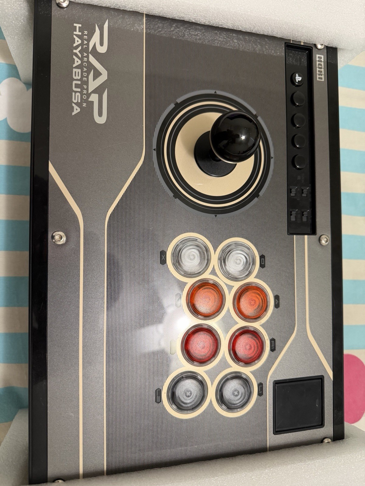 Hori Real Arcade Pro Rap N Hayabusa Fight Stick Controller for PS3, PS4, PC