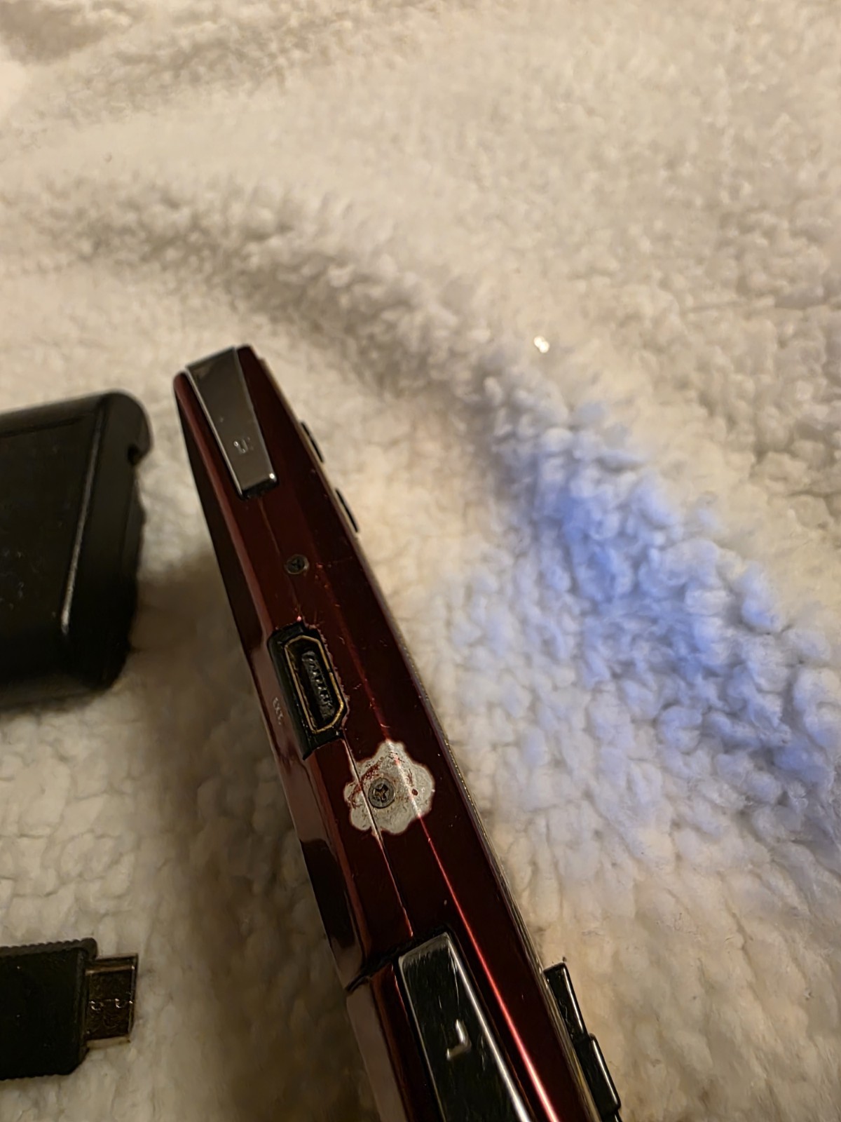 Nintendo Game Boy Micro 20th Anniversary Edition Famicom W/charger