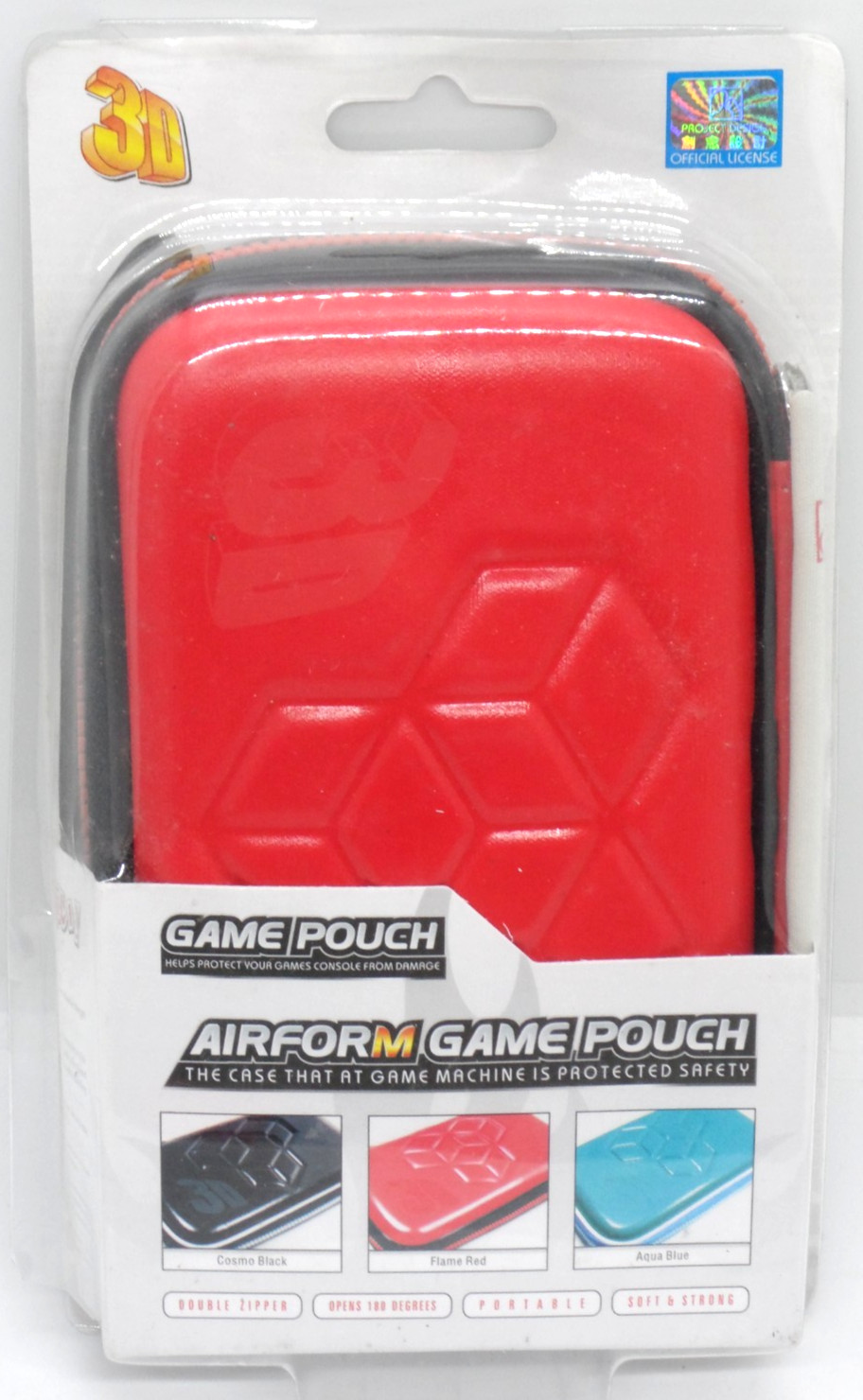 New ~ AIRFORM 3D Flame Red Game Pouch Nintendo DS Lite DSL Case Japan nds nib