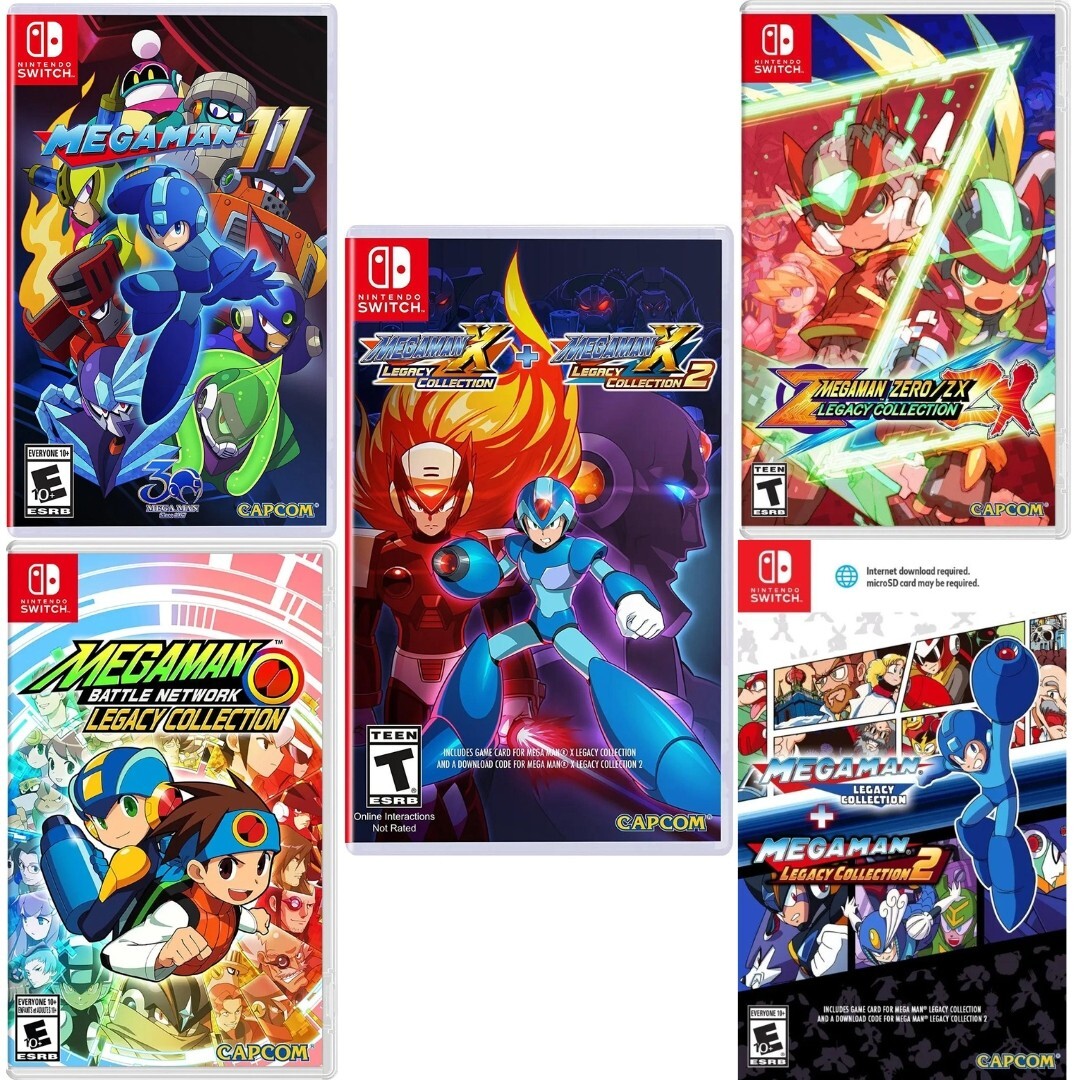 Mega Man + X + Zero/ZX + Battle Network + 11 Switch New Game Bundle Special