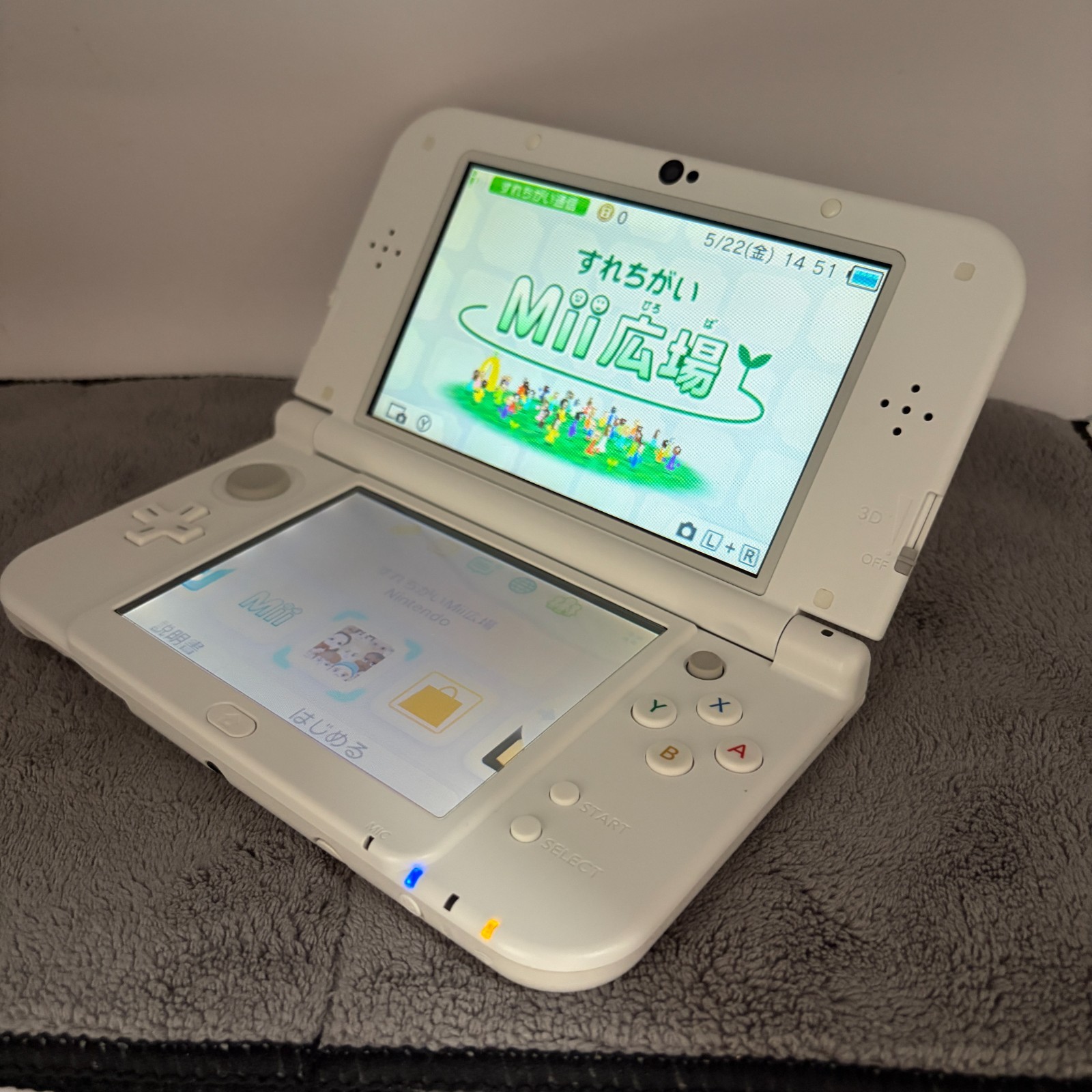 【Excellent5】TOP IPS Nintendo New 3DS LL XL Pearl White Handheld Game Console