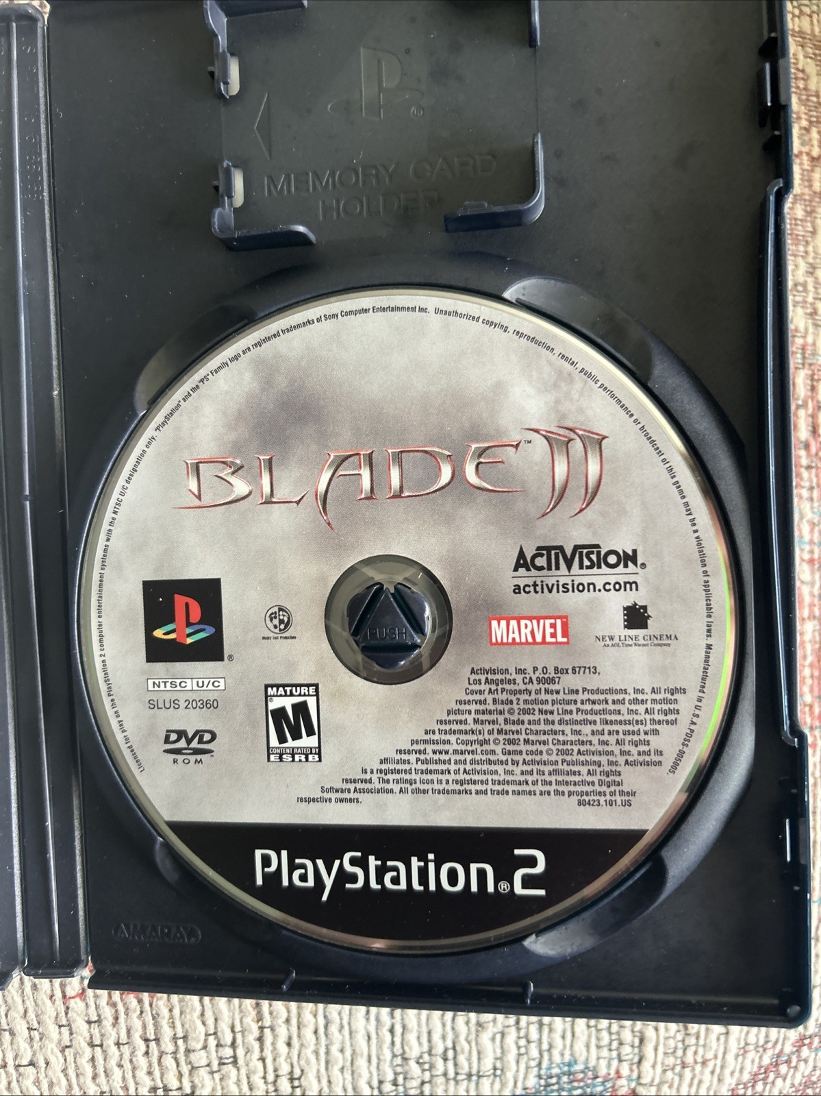 Blade 2 II PlayStation PS2 Game, CIB With Manual