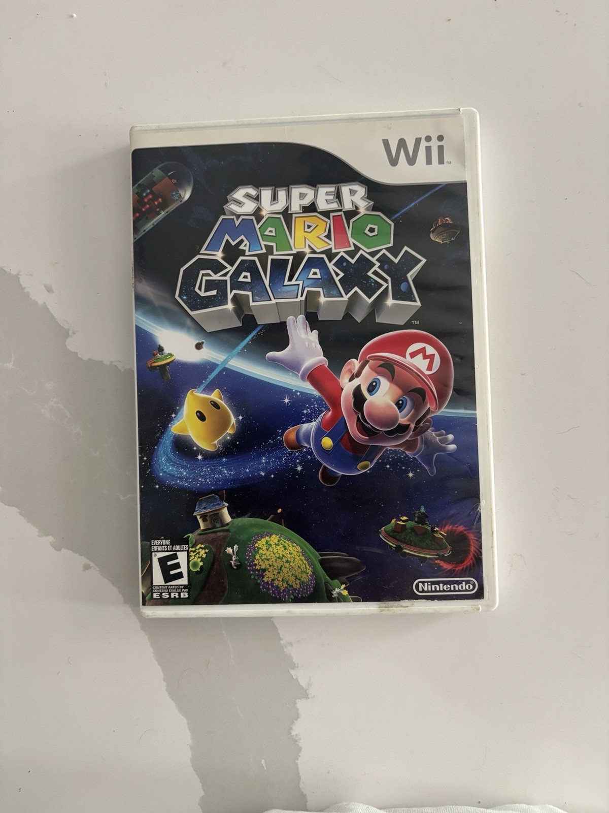 Super Mario Galaxy Nintendo Wii 2007 Complete Edition with Manual