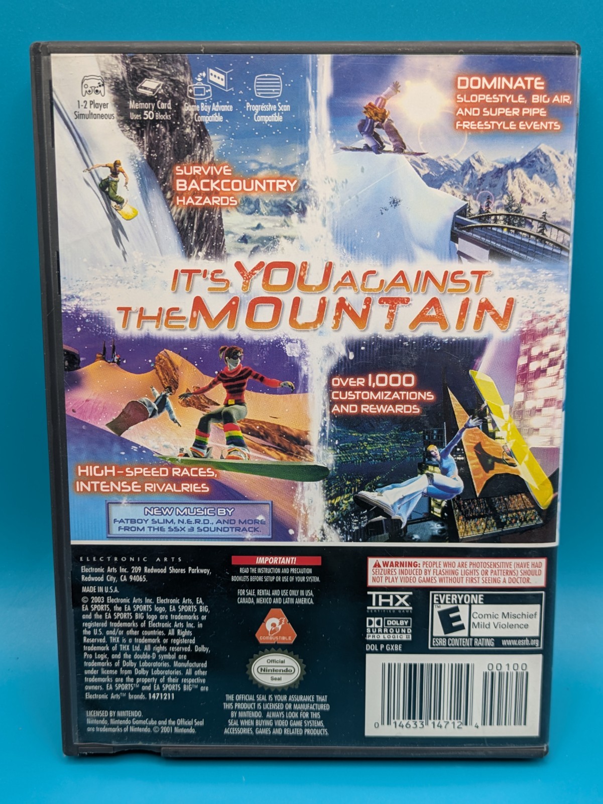 SSX 3 (Nintendo GameCube, 2003) With Manual