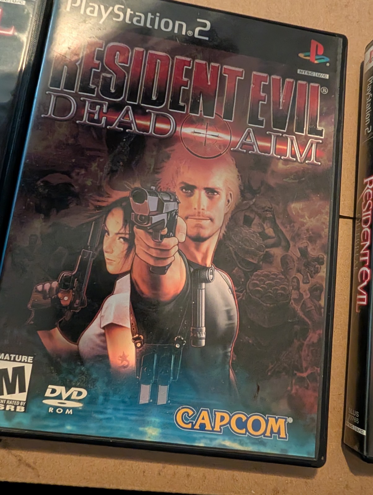 Resident Evil Outbreak 1&2 + Resident Evil Dead Aim PS2