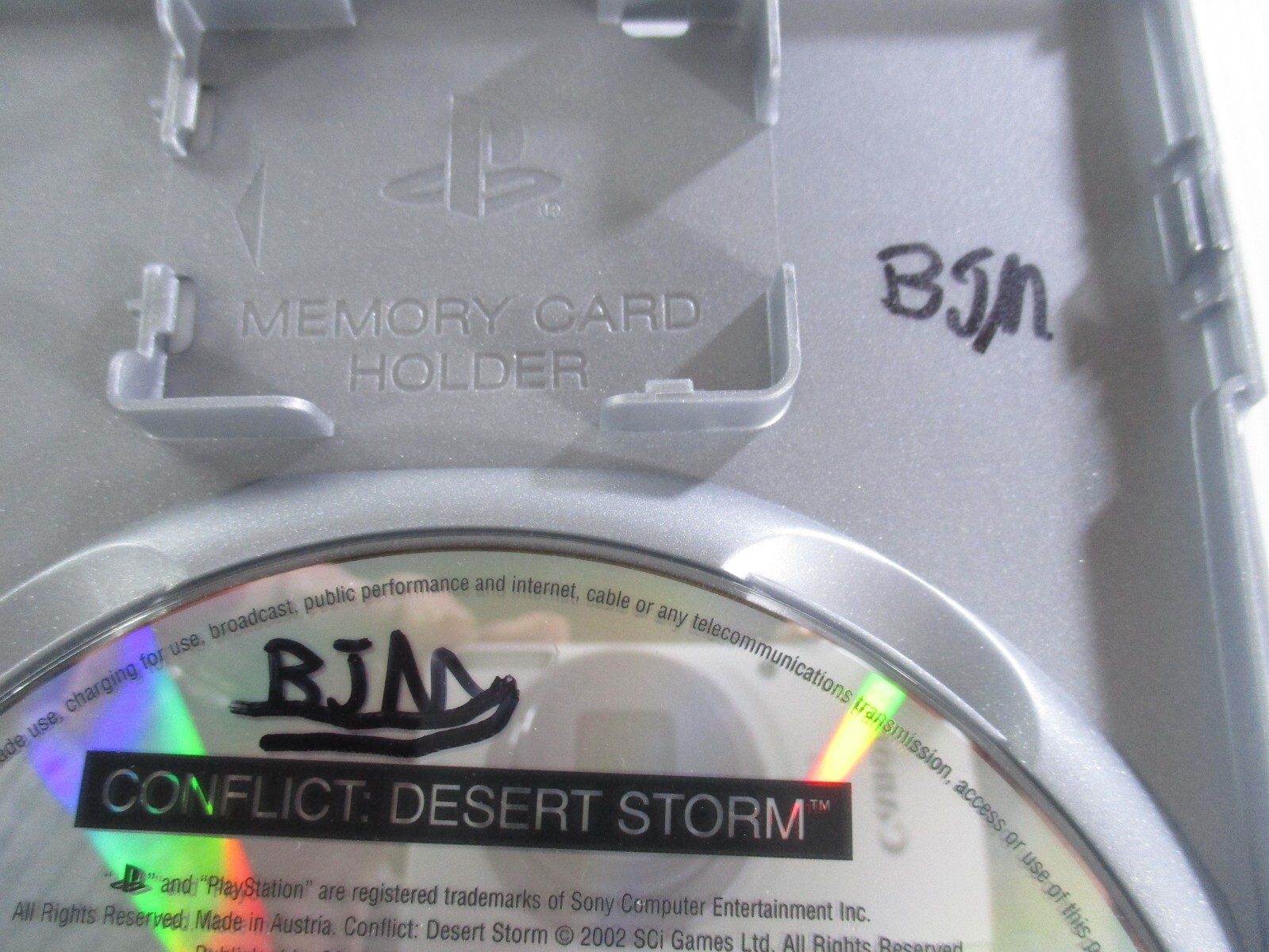 Conflict Desert Storm Platinum PS2 Game MA15+ PAL R4 2002 SCI Game Manual Tested