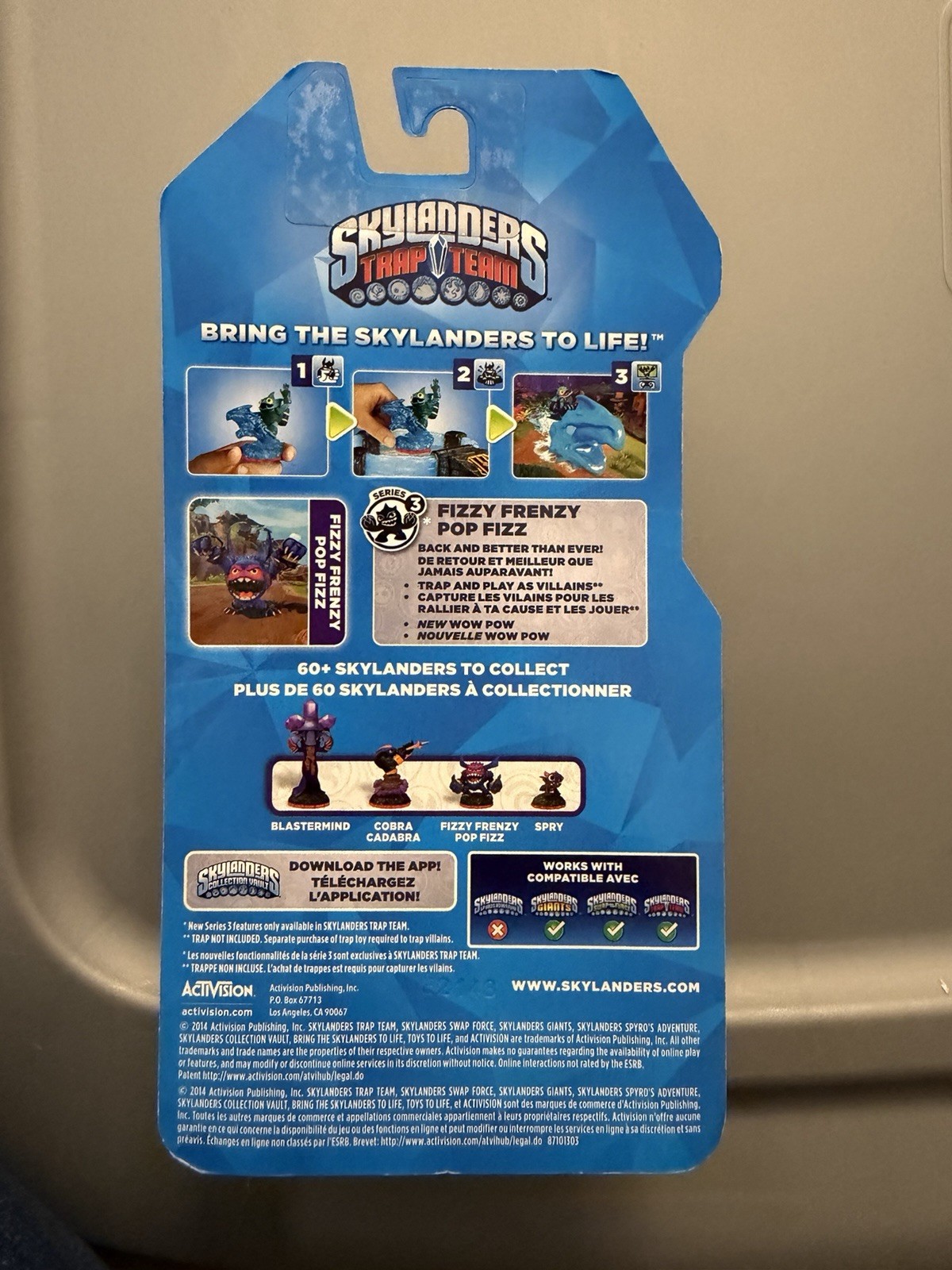 Activision Skylanders Trap Team Pop Fizz Fizzy Frenzy Series 3 Figure 2014