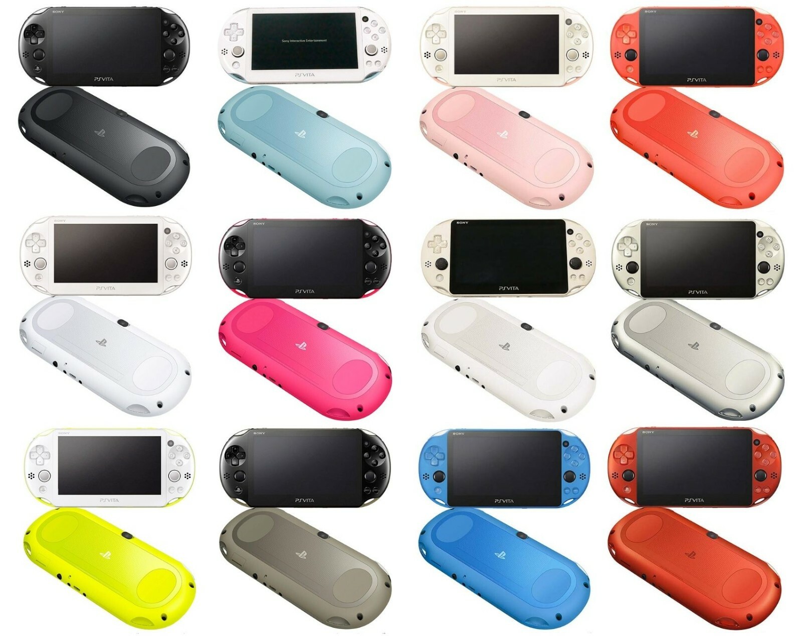 PS Vita PCH-2000 Console Various Colors PSV Slim Box Accessory Complete Mint