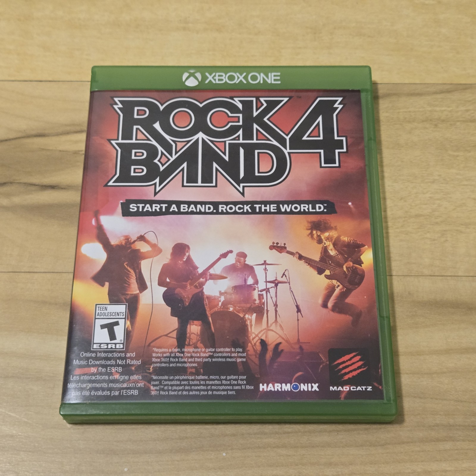 Rock Band 4 (Microsoft Xbox One, 2015) Game & Case – Tested Working CIB