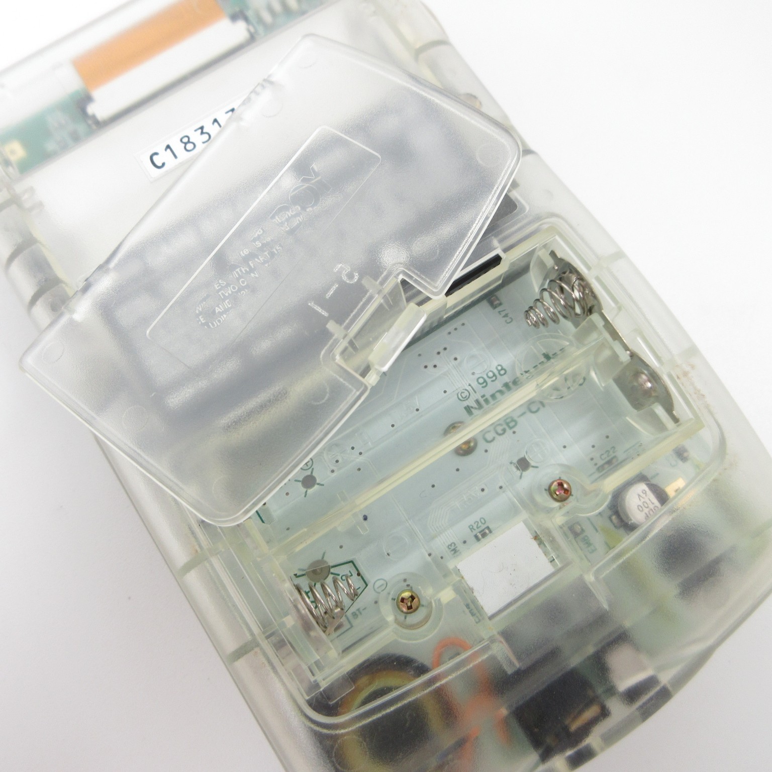 【Excellent】Nintendo Gameboy Color Clear Console #RET0510/01