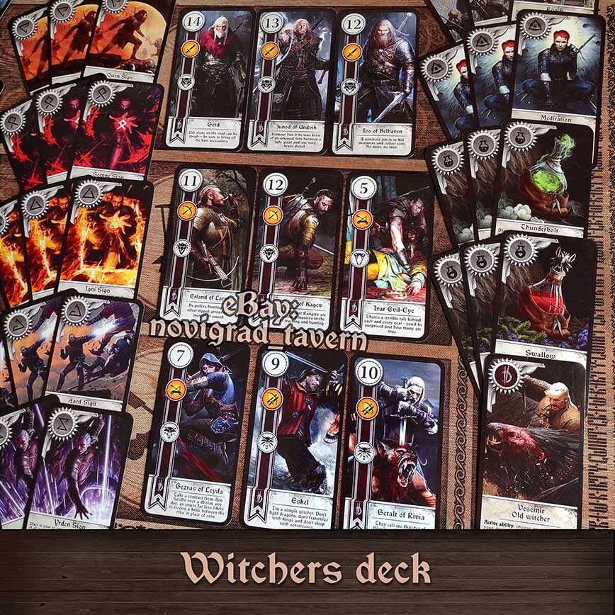Gwent 2.0 – Witcher – 5 decks with fixed game balance + 5 new decks