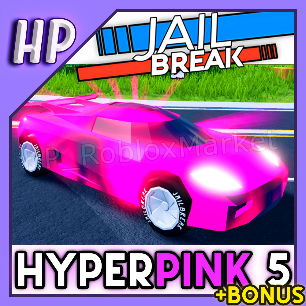 PINK Hyper Chrome Level 5 💎CLEAN • LOW TT • FAST DELIVERY⚡ Roblox Jailbreak