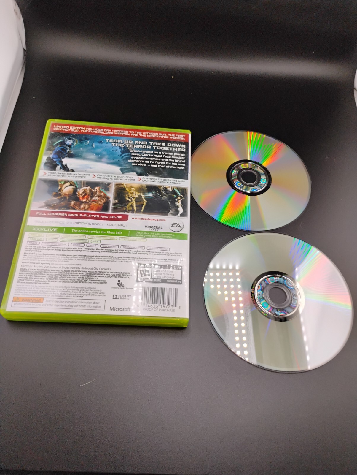 Dead Space 3 [Limited Edition] Microsoft XBOX 360 With Case Great Shape