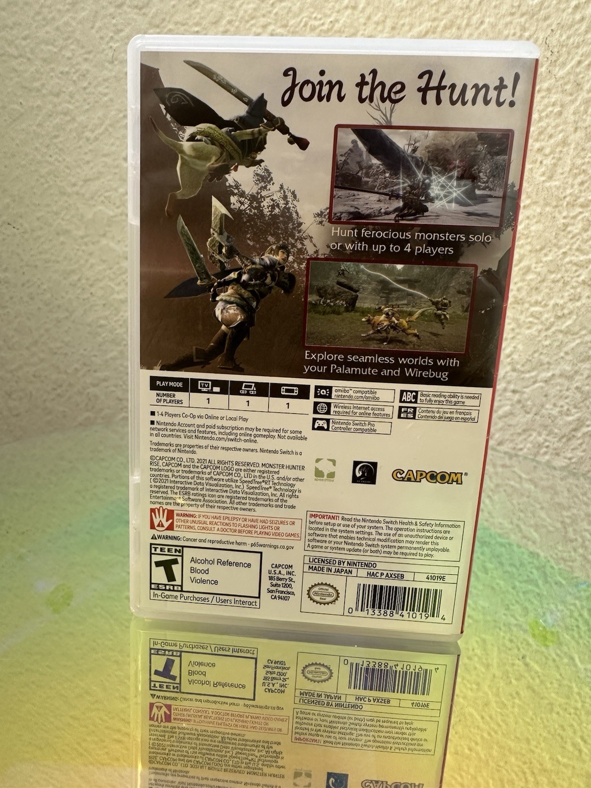 Capcom Monster Hunter Rise Nintendo Switch Multiplayer Online Playability