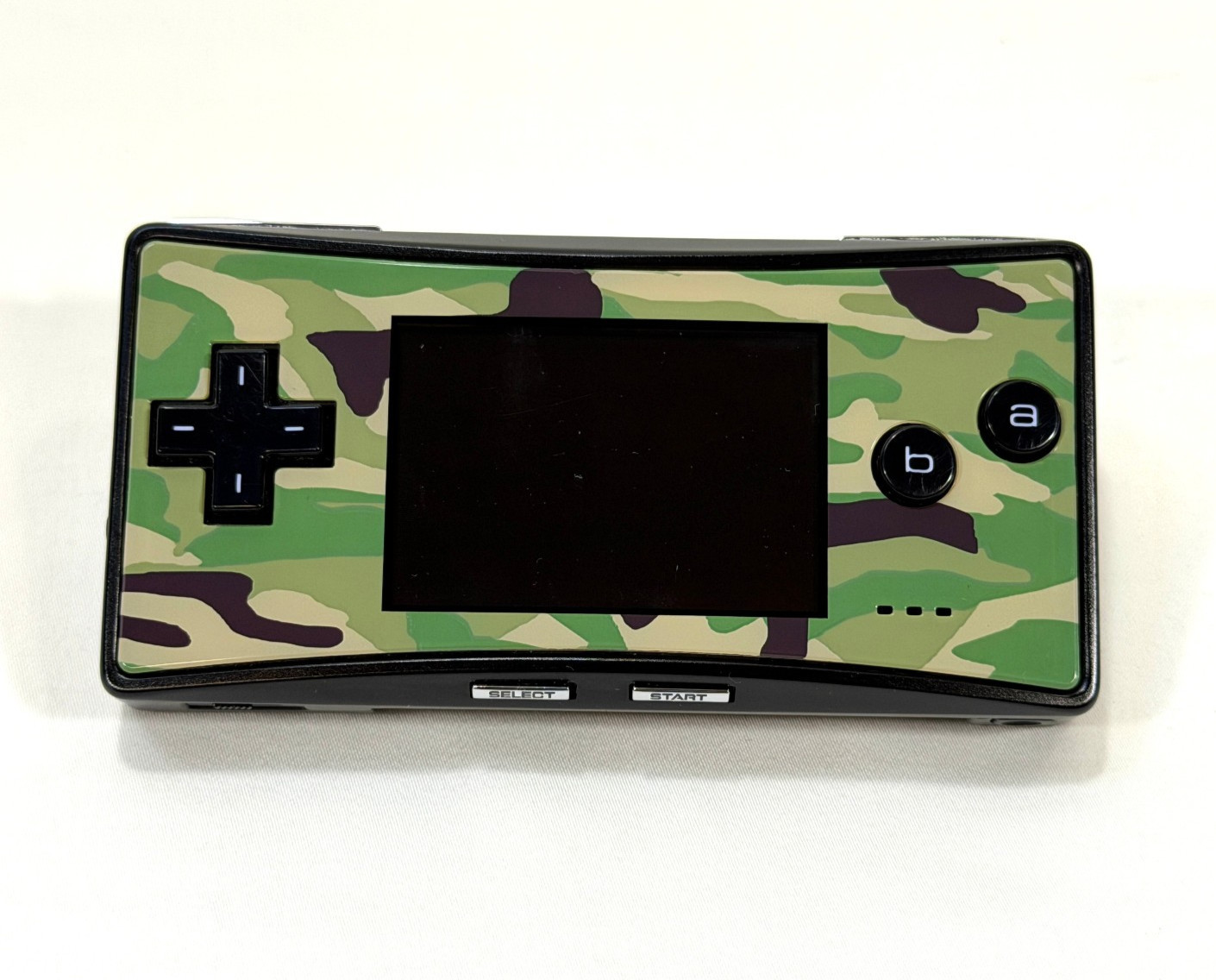 Nintendo Game Boy Micro OXY-001 Camouflage Faceplate w/ Case