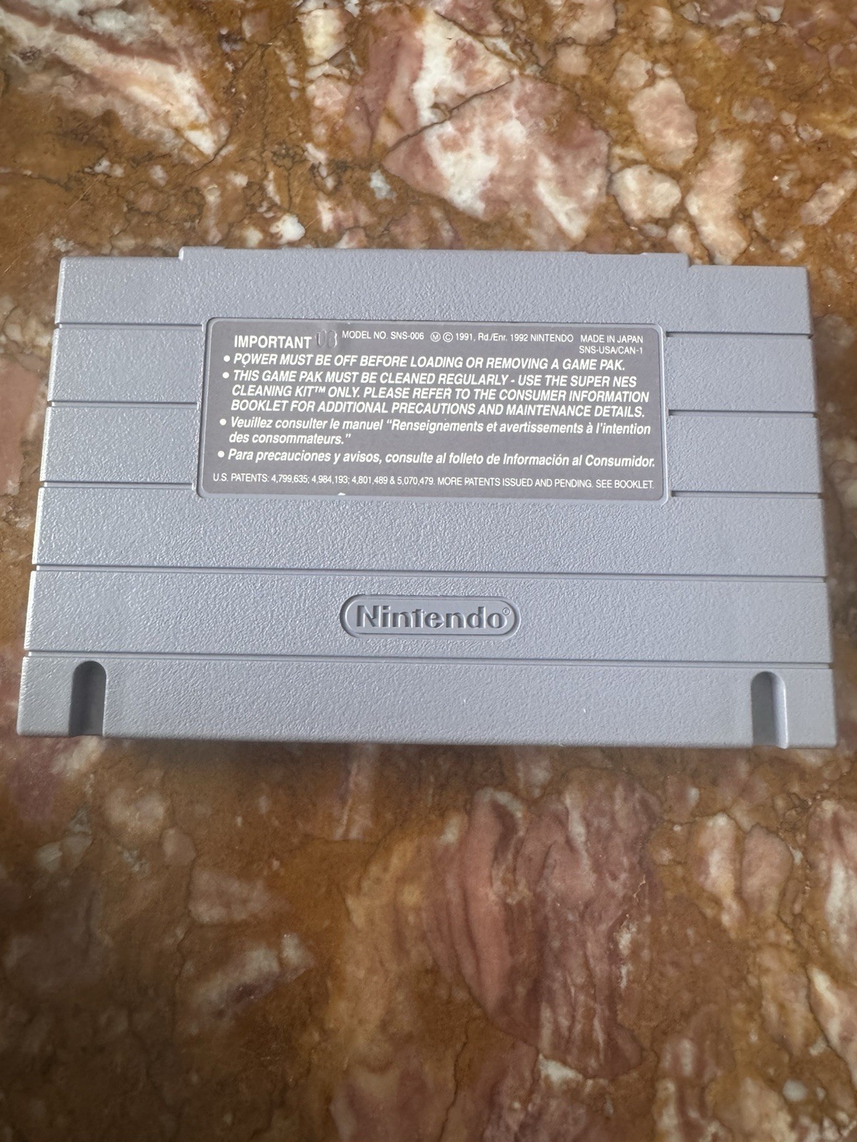 LJN True Lies Game Cartridge Nintendo SNES T-Teen NTSC-U/C (US/Canada)