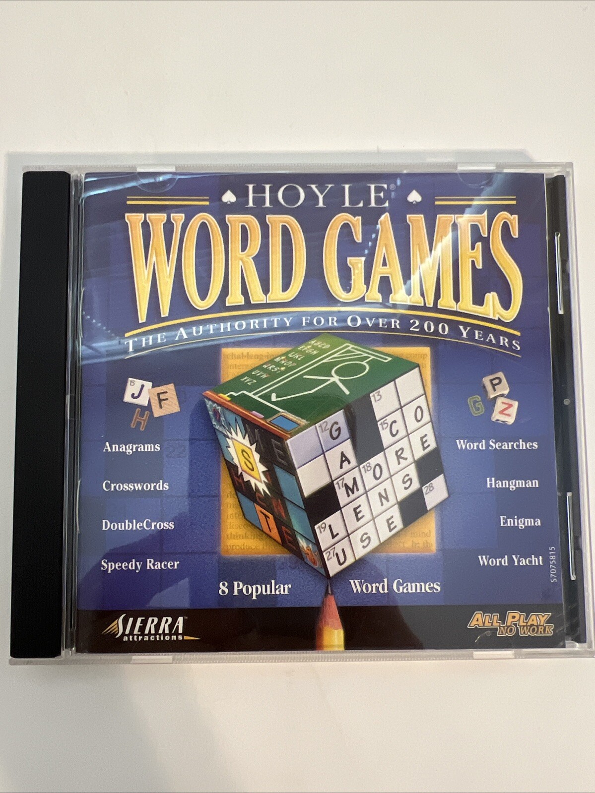 Hoyle Word Games 1999 PC CD-ROM 8 Popular Games